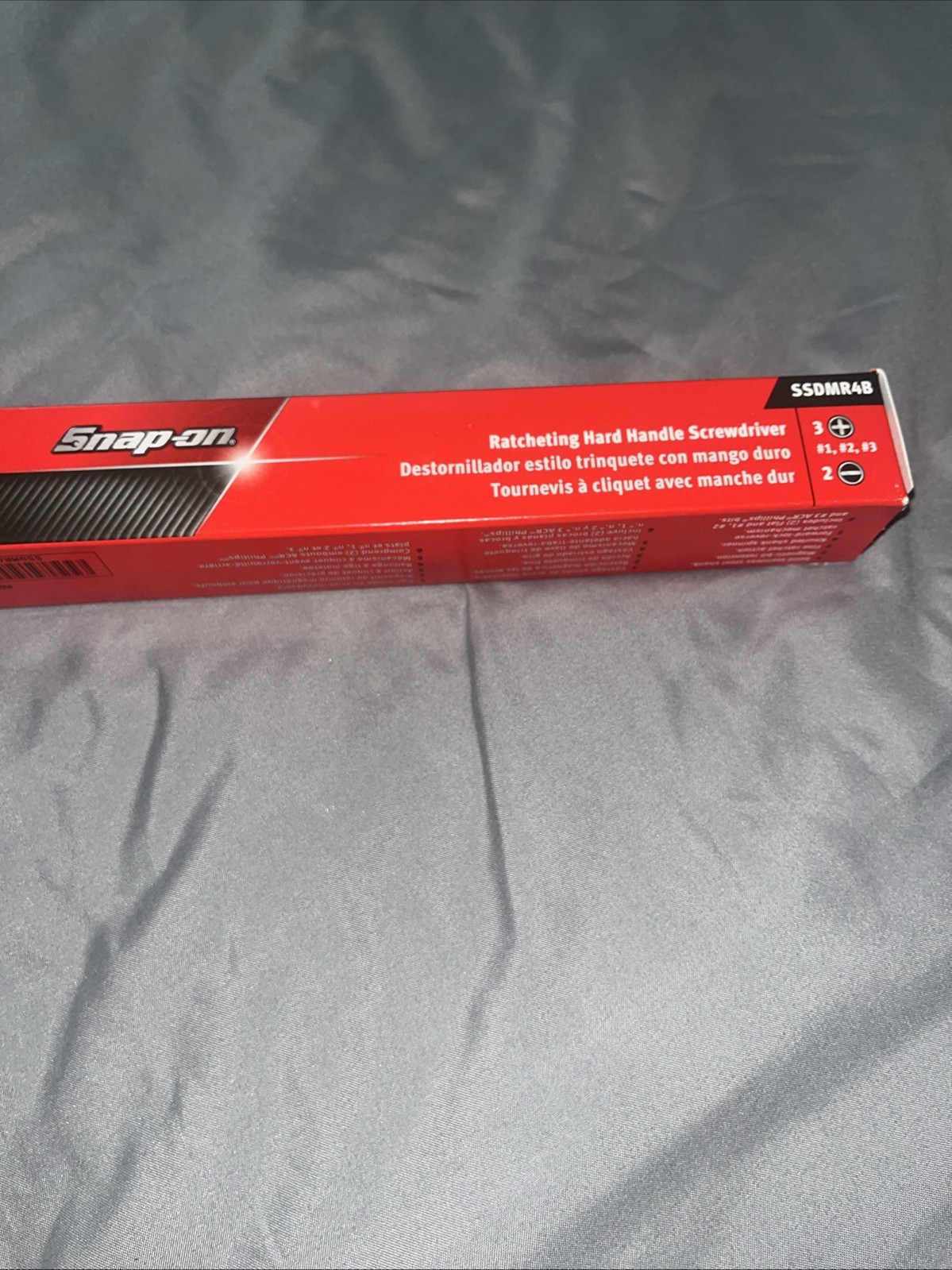 NEW Snap-on BLACK Ratcheting Screwdriver SSDMR4B *BLACK HARD HANDLE* New In Box!