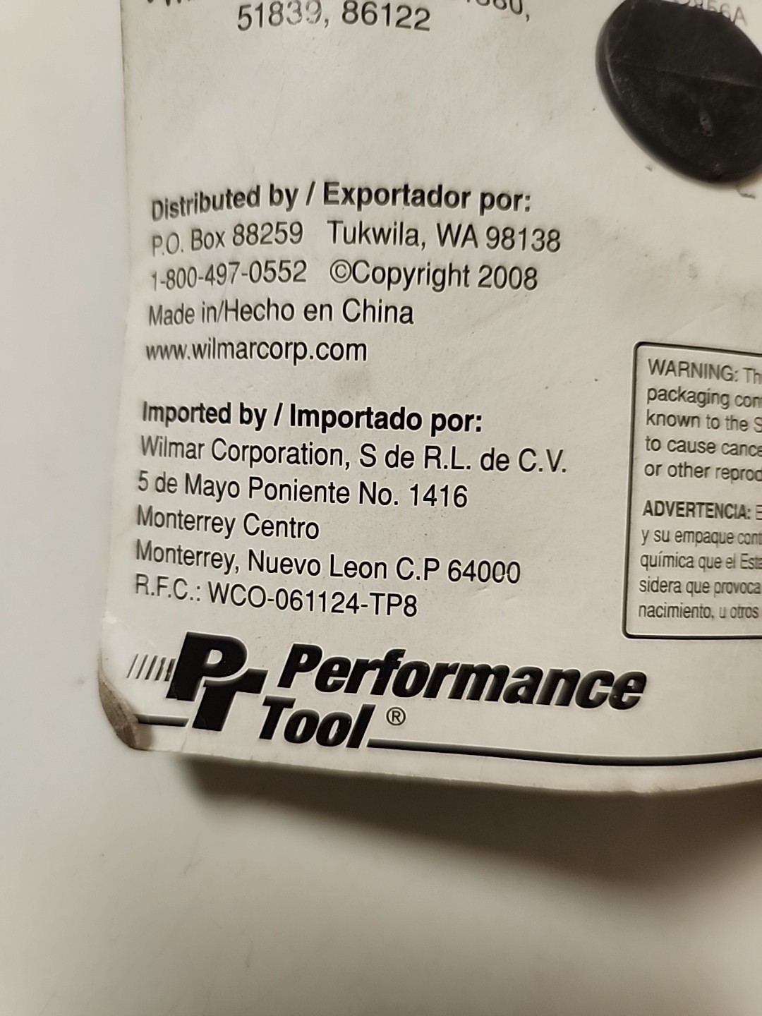 Performance Tool W54064 Cap Filter Wrench 93Mm 15 Flutes
