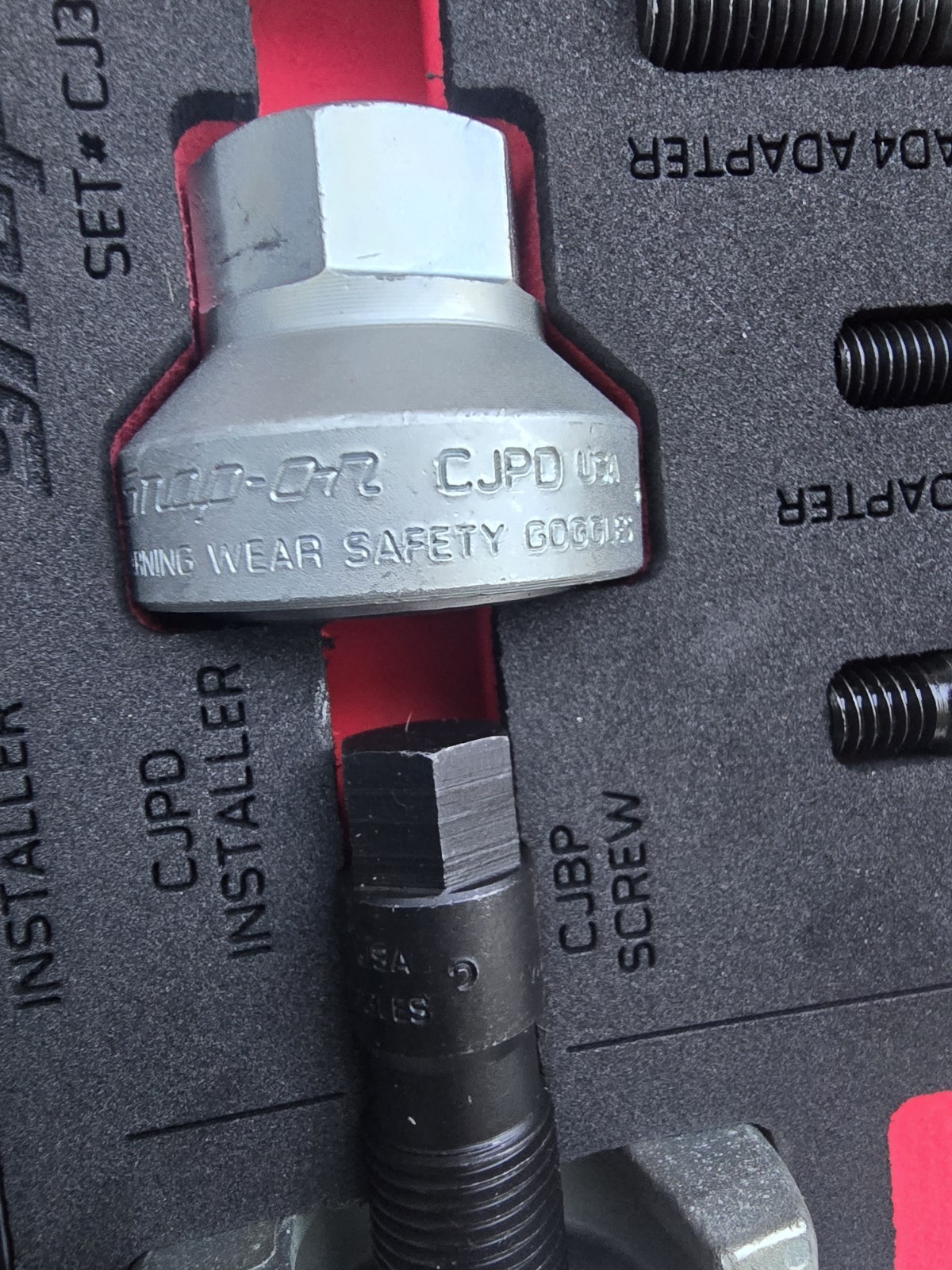 Snap on CJ3PSB Power Steering Puller Set In Foam Lined Case