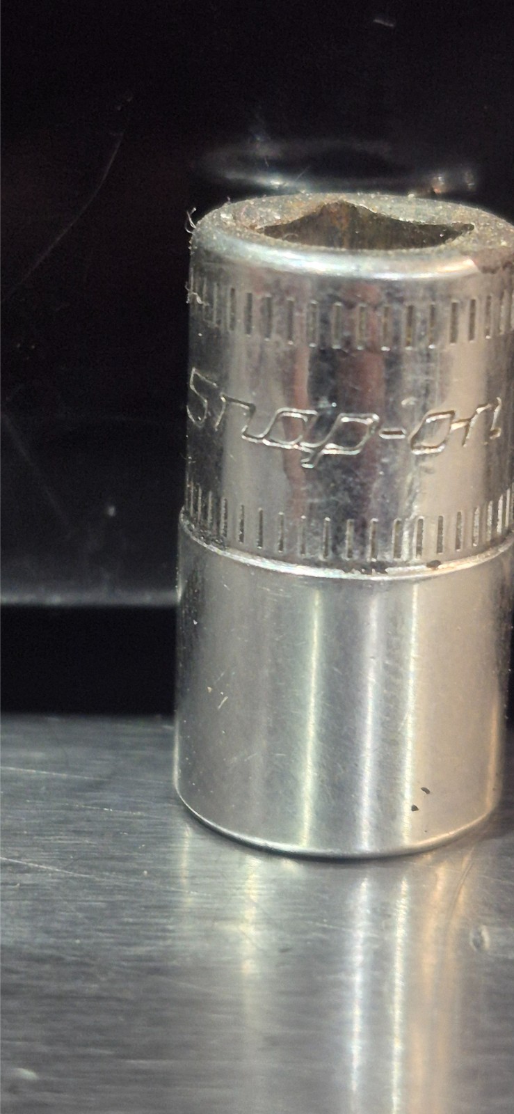 Snap-on Tools USA NEW 1/4″ Drive 9mm METRIC 6pt Shallow Chrome Socket TMM9