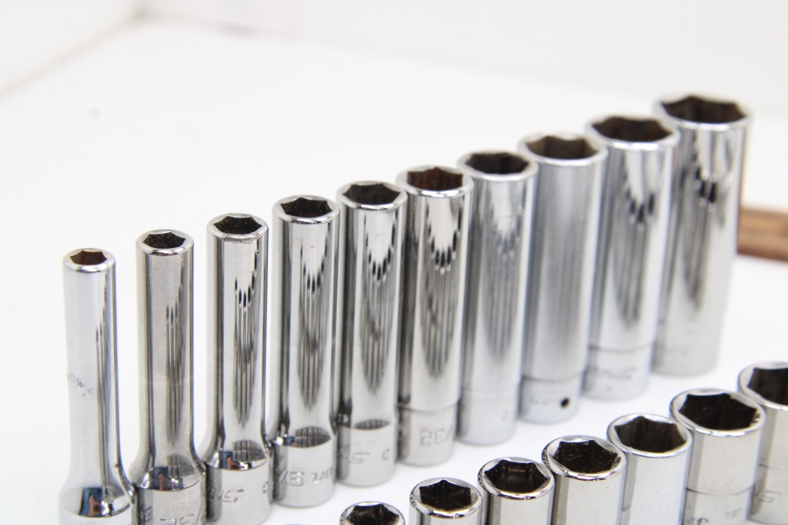 Snap-on 144TMPB 44 Piece 1/4″ Drive 6-Point Metric/ SAE General Service Set USA