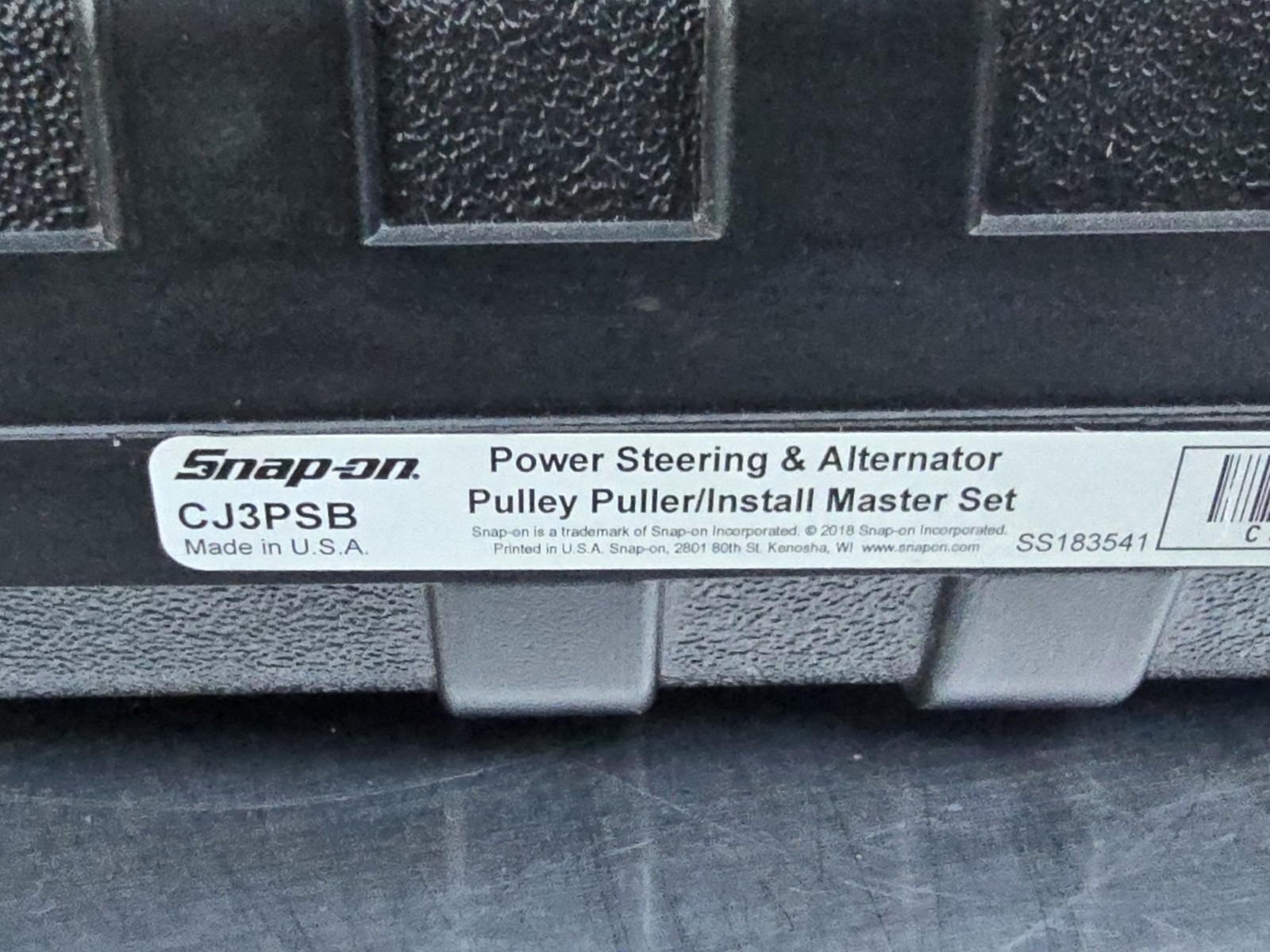 Snap on CJ3PSB Power Steering Puller Set In Foam Lined Case