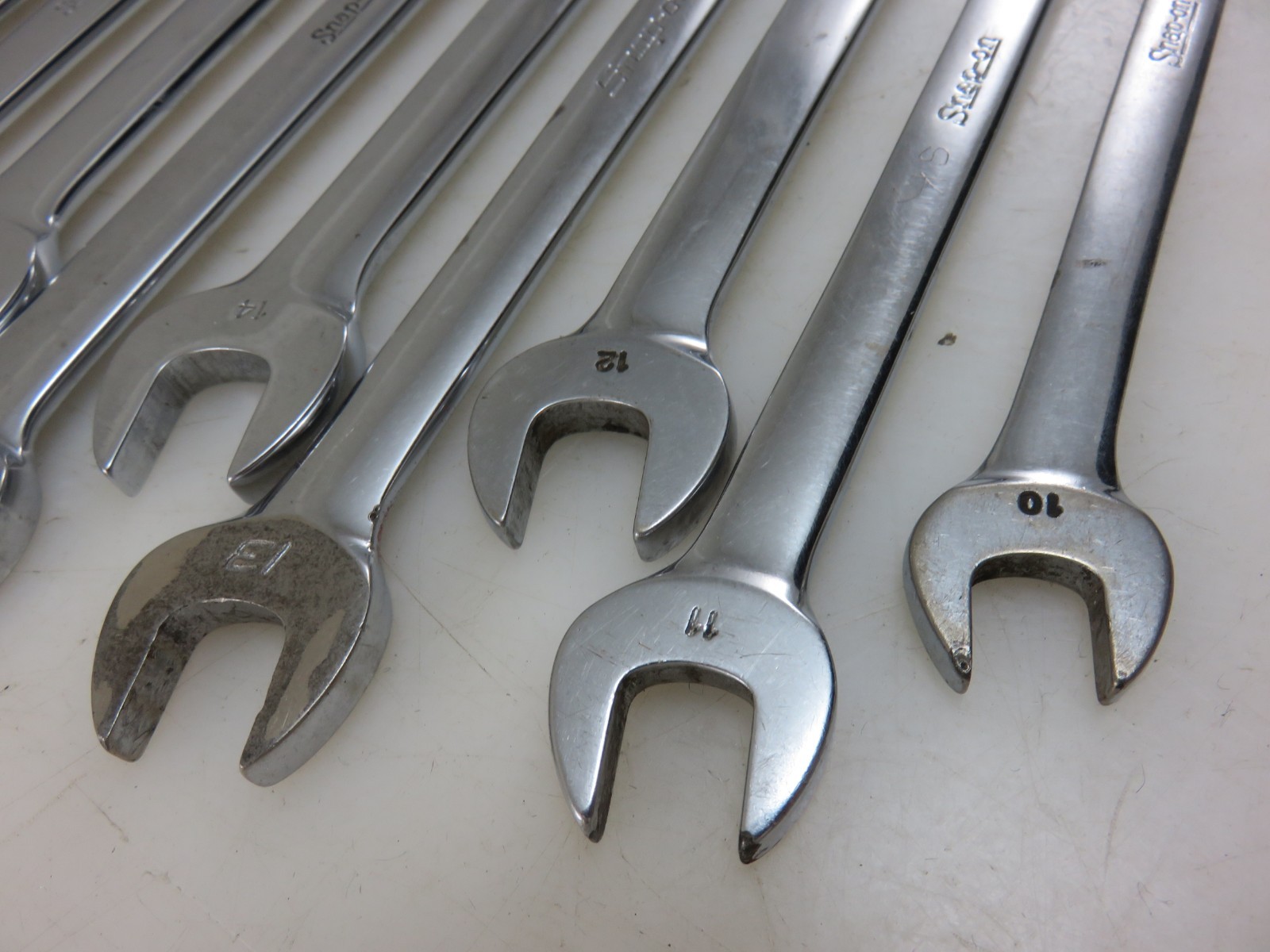 Snap-On METRIC OEXM Series Combination Wrench 11pc Set 10mm-19mm + 22mm