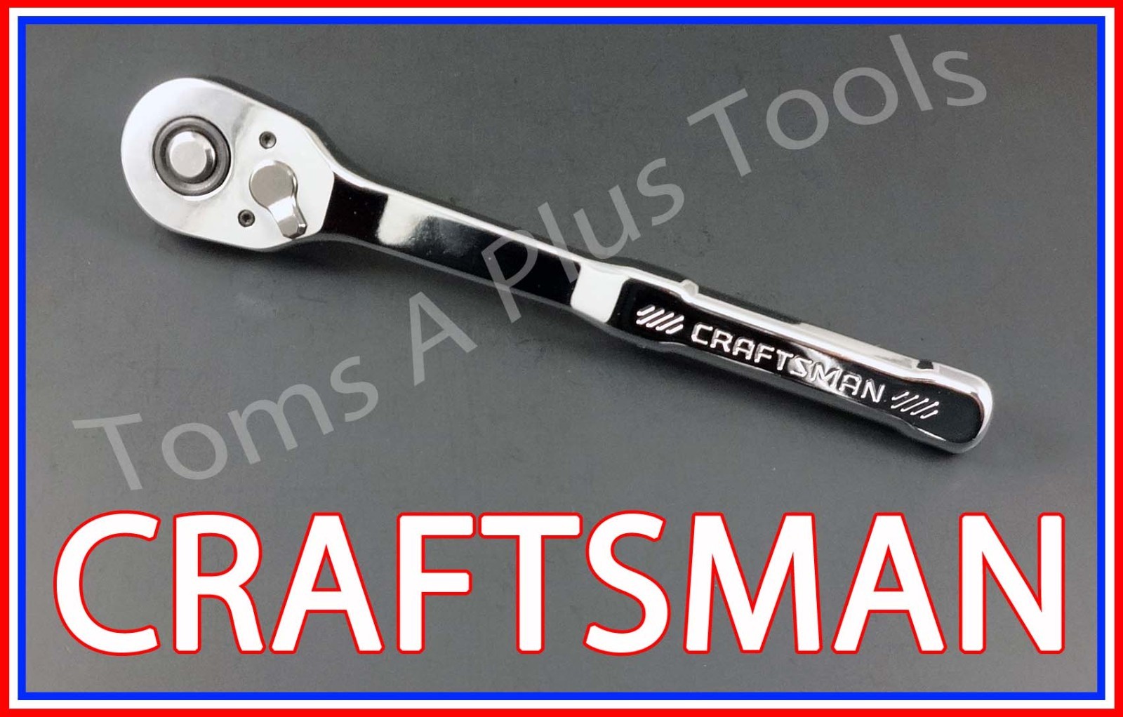 CRAFTSMAN HAND TOOLS 3pc Thin Profile Fine Tooth Ratchet socket wrench set 72T