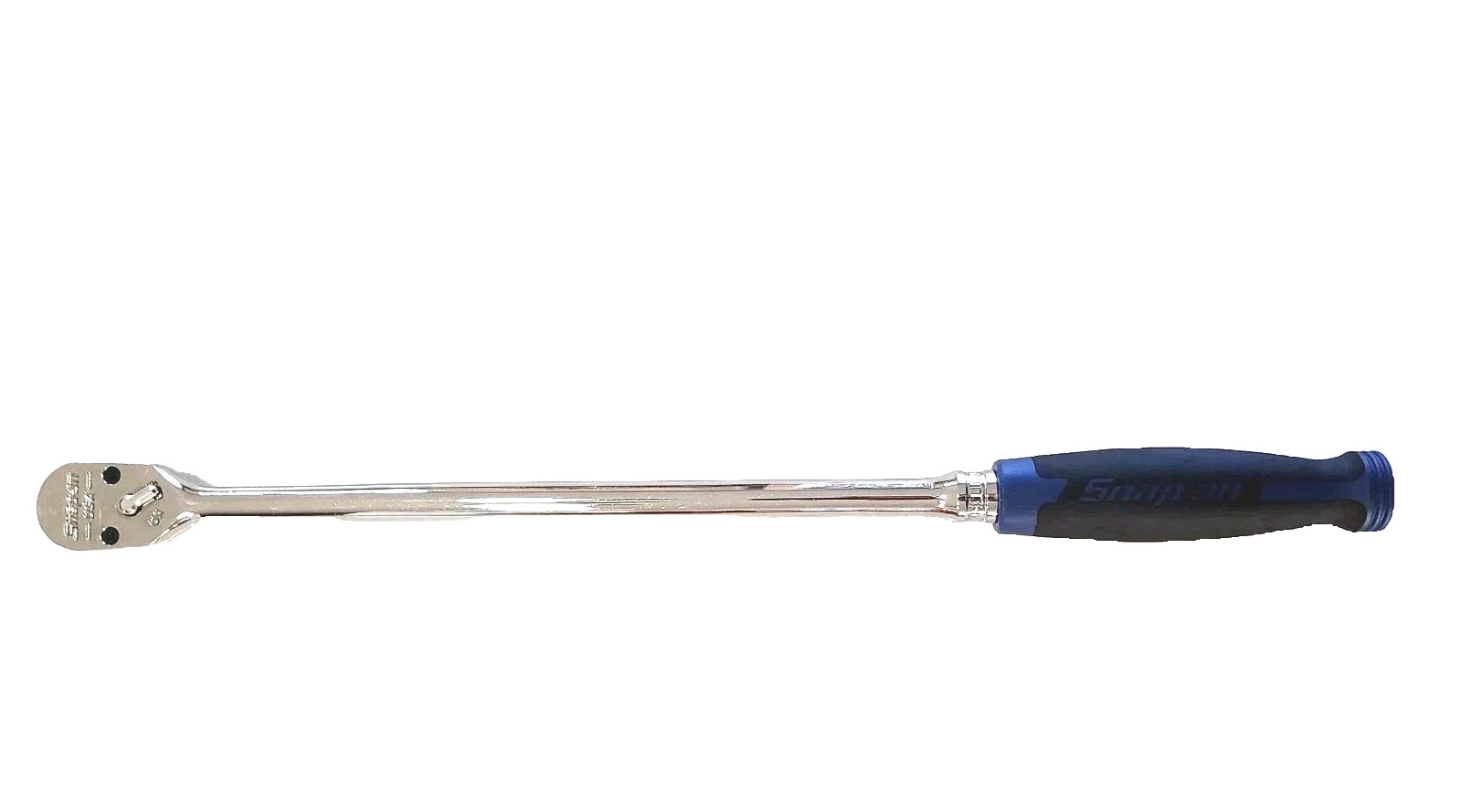 SNAP ON TOOLS POWER BLUE 100 TOOTH Hard Handle Extra Long Fixed Head Ratchet NEW