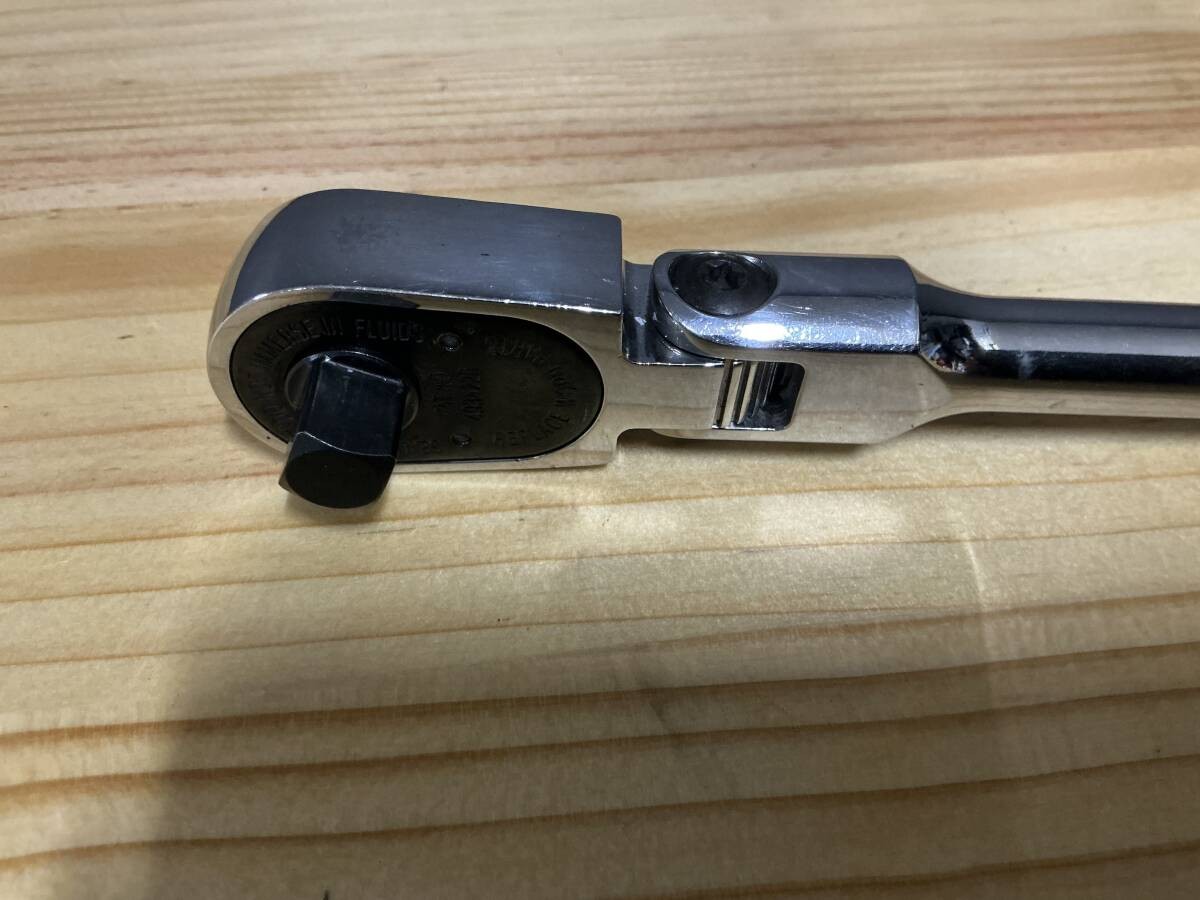 Snap-on 3/8″ Square Drive Locking Flexible Ratchet F841 Made in USA