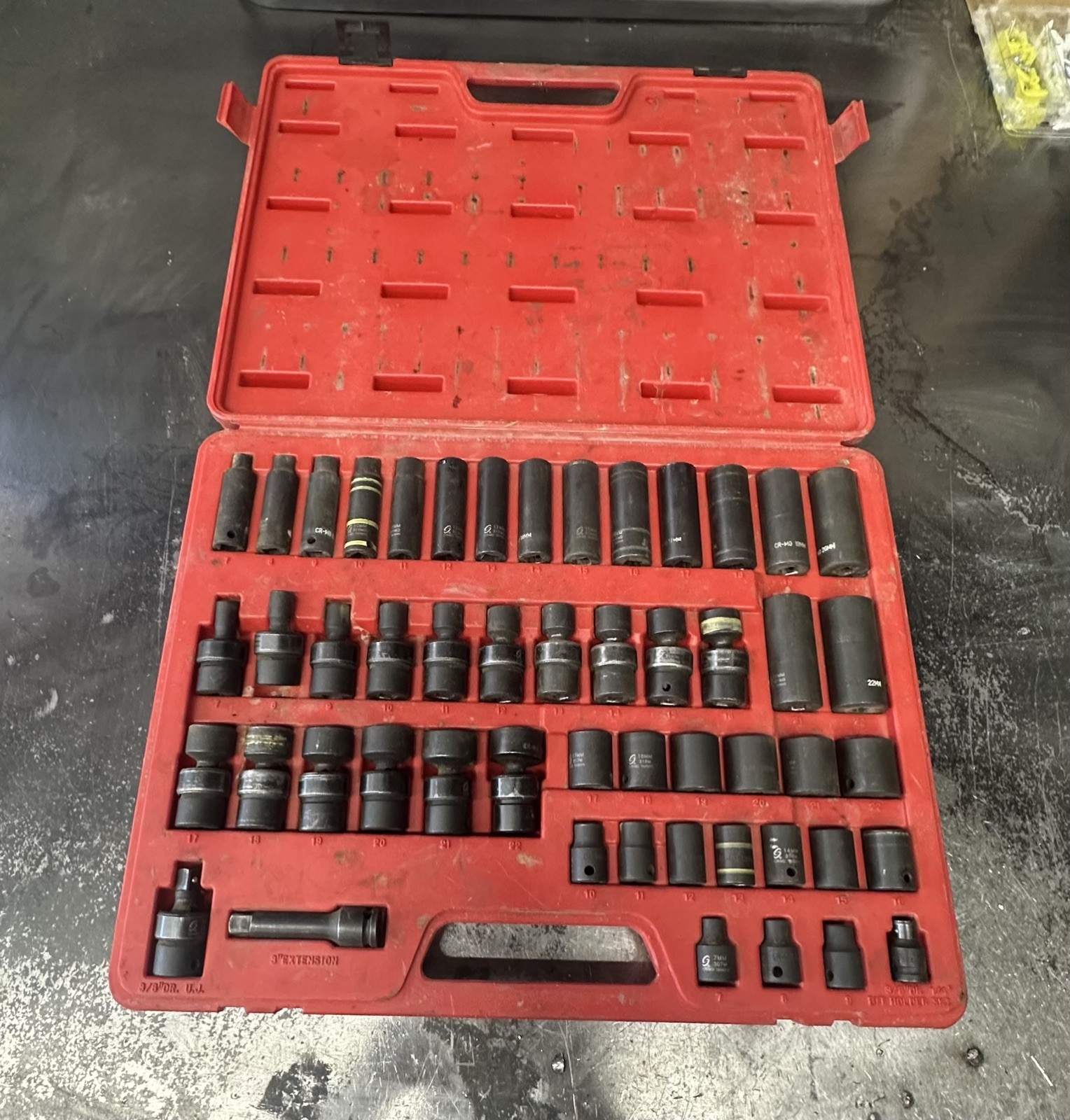 Sunex Tools 3351 51 Piece 3/8″ Drive Metric Master Impact Socket Set