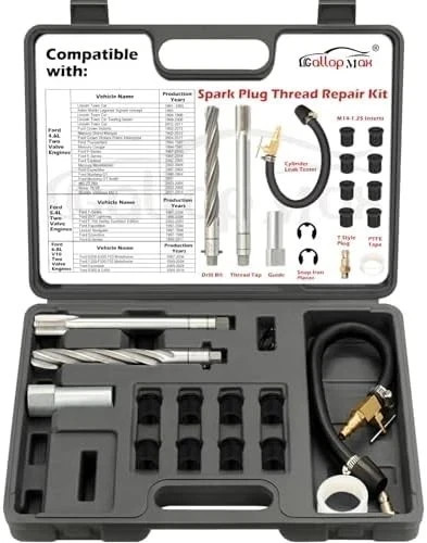 38900 Two Valve Triton Tool Kit Foolproof Repair System Spark Plug Thread Repair