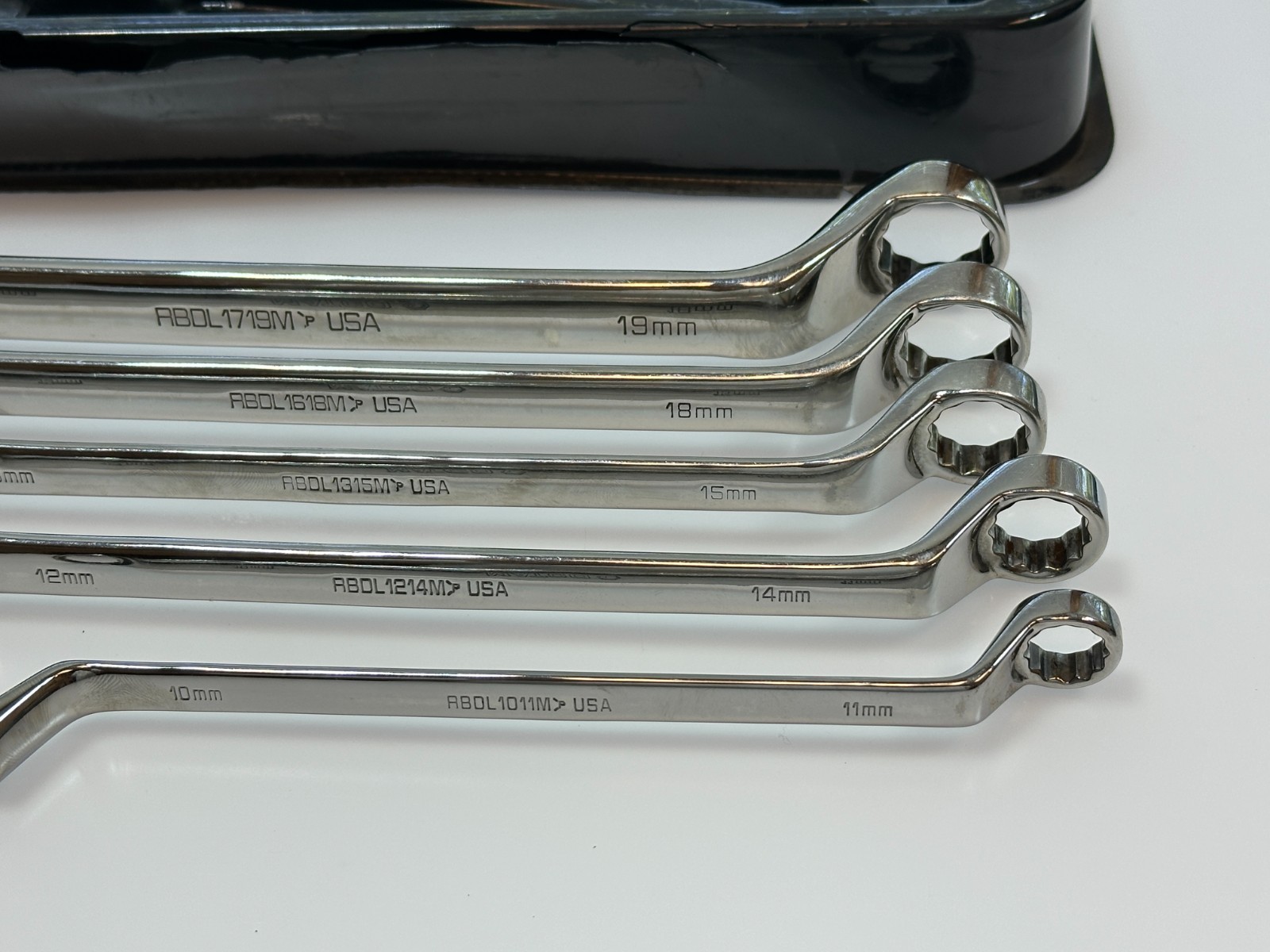 🇺🇸 Matco Tools USA SRBLM5T 5pc Offset Double Box METRIC 10mm-19mm Wrench Set