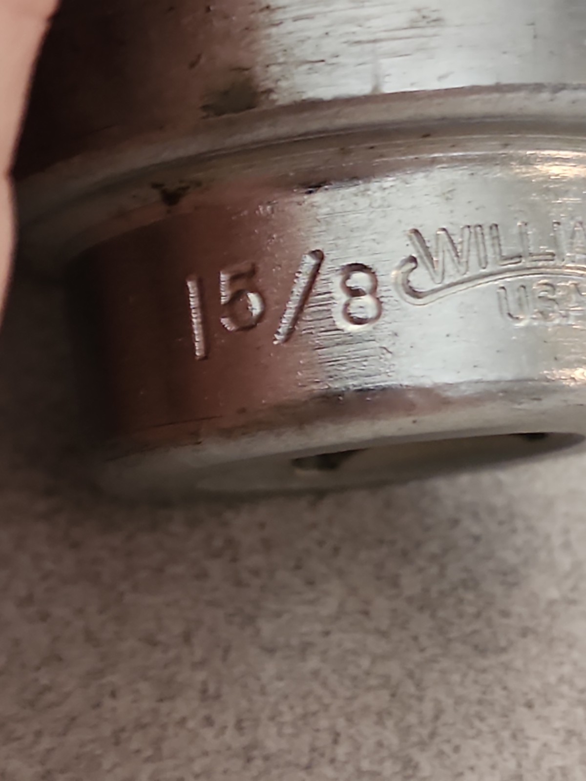 Williams Tools 1-5/8″ Shallow Socket 3/4″ Drive 12 Point H-1252 Made in USA