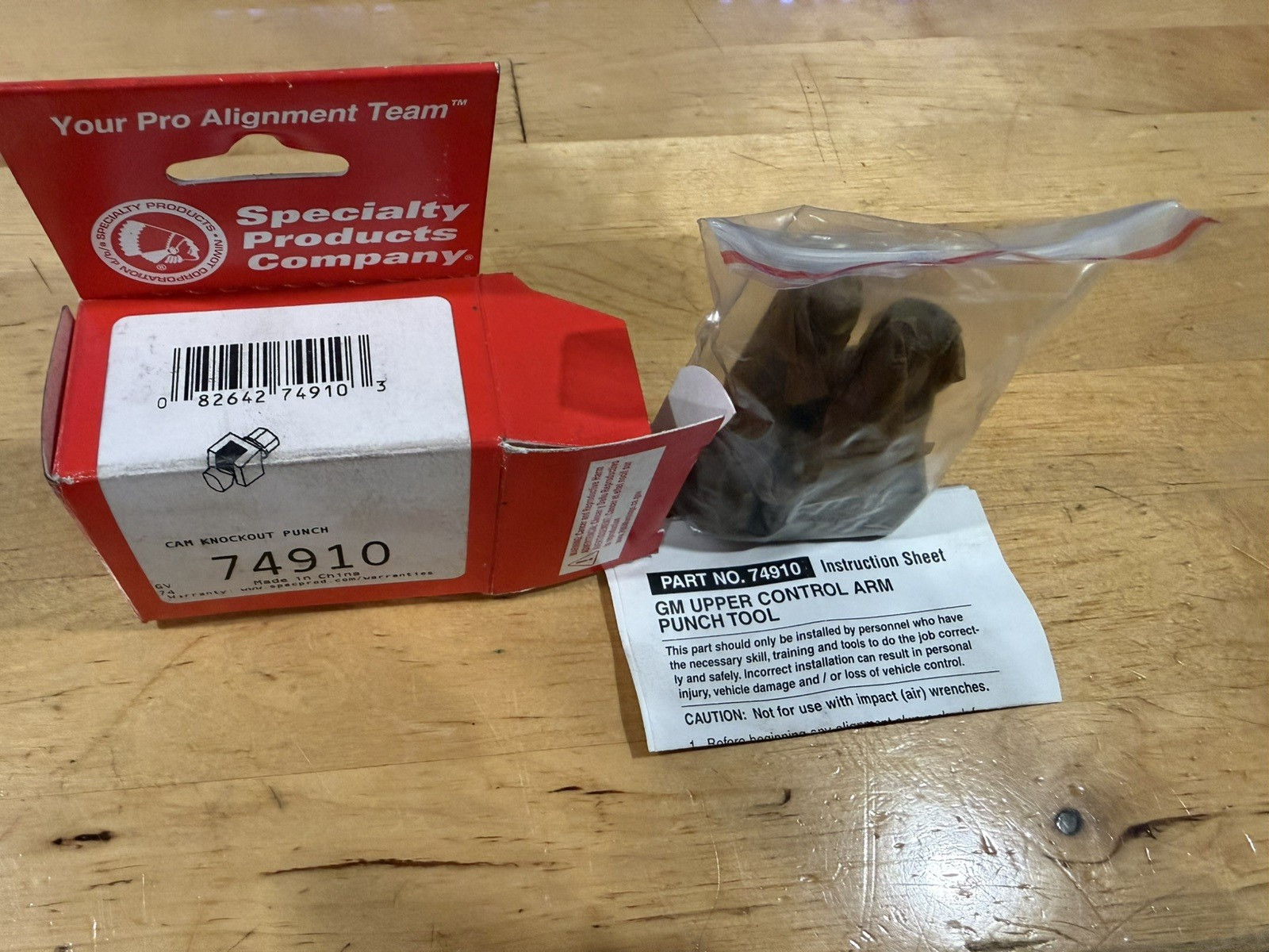 SPC Performance Black Steel Cam Knockout Punch Tool Universal Fit | #74910