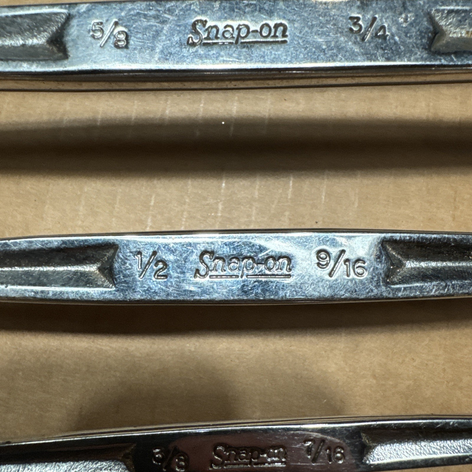 Lot Snap-On 1/2′ 9/16′ 11/16 13/16 5/8 3/4 3/8 Double Flex Head Socket Wrench W1