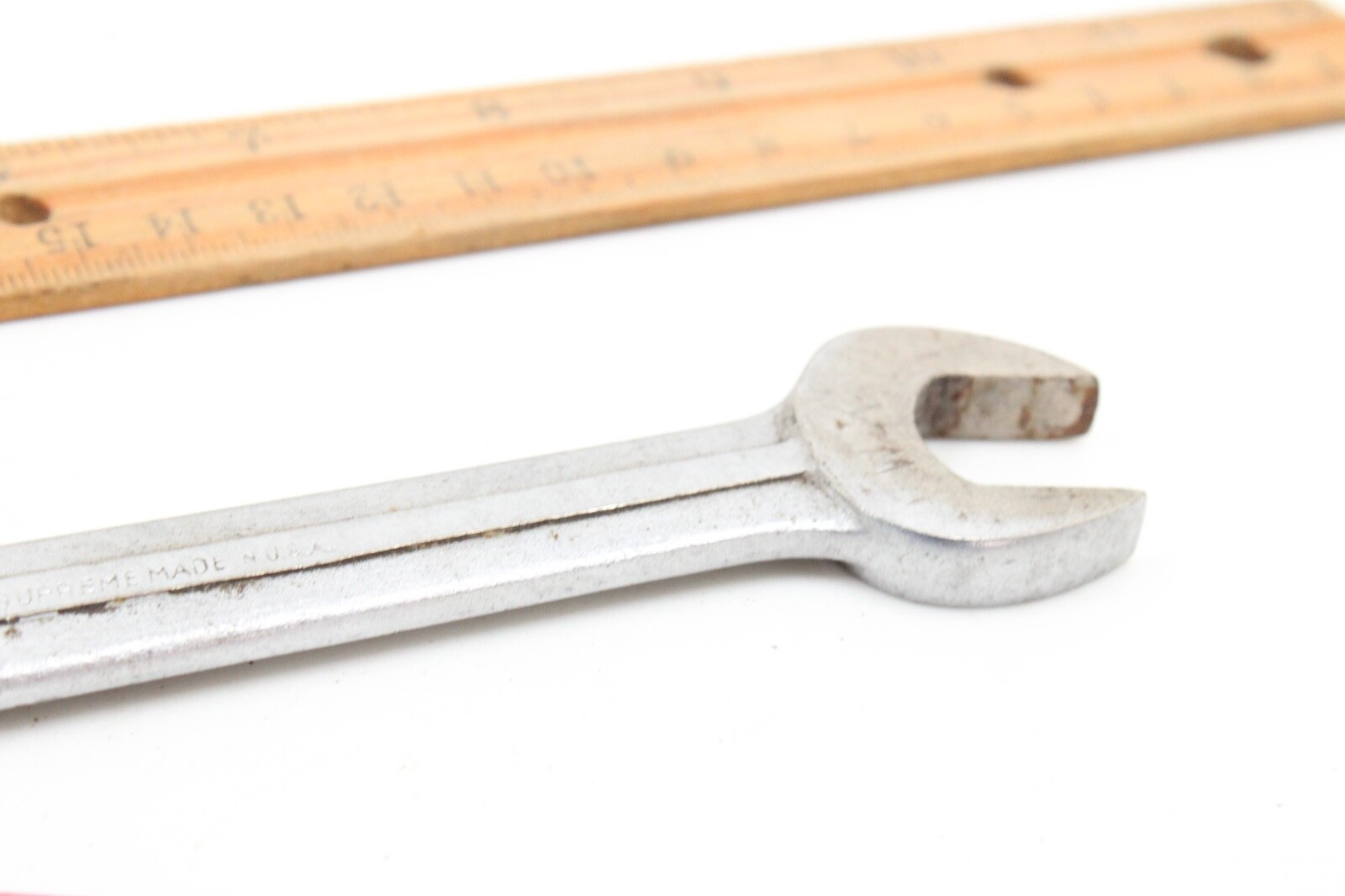 Blue-Point Supreme S2024 5/8″×3/4″ 6 Point SAE Open-end Wrench 7.75″ USA