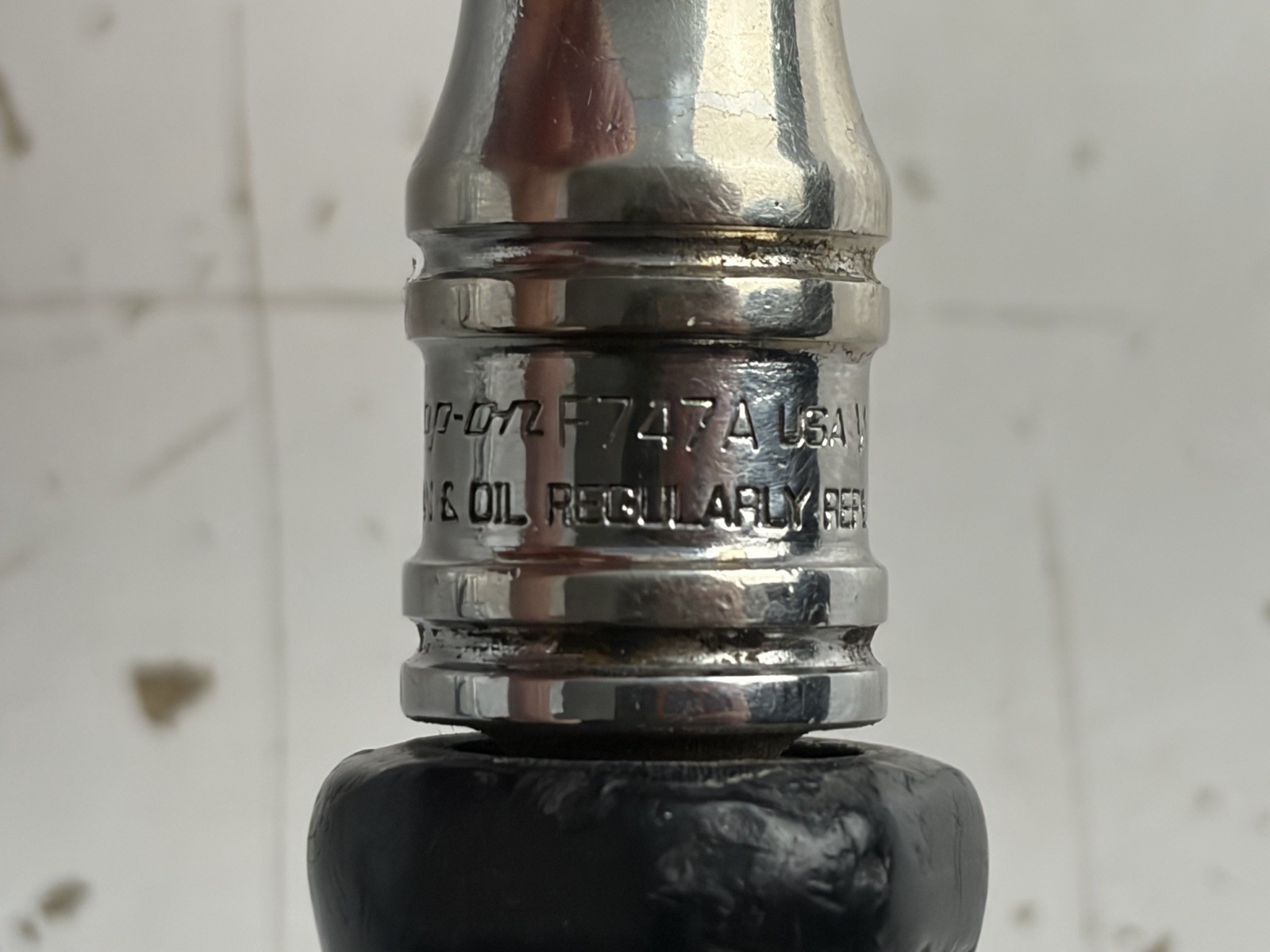Snap On F747a, 3/8” Drive Swivel Head Ratchet, Black Handle,,,,,see Pics