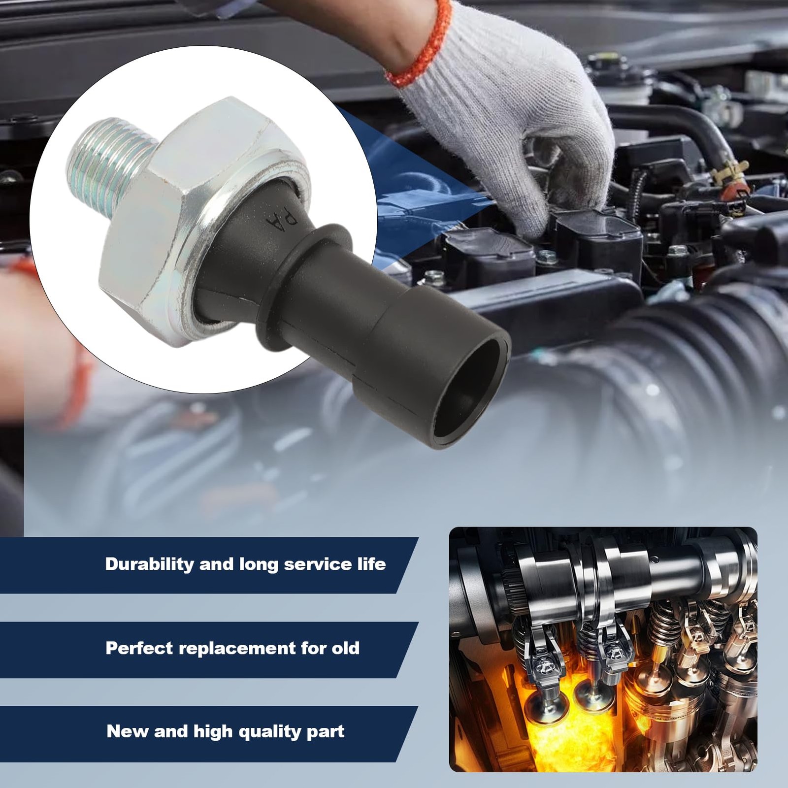 Oil Pressure Switch Compatible with CanAm Outlander Max Maverick X3 BRP