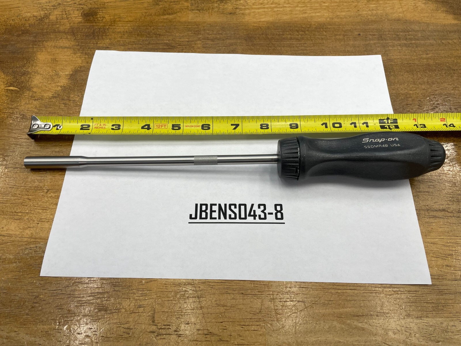Snap-on Tools NEW TITANIUM Hard Grip 8″ Shaft Ratcheting Screwdriver SSDMR8ADT