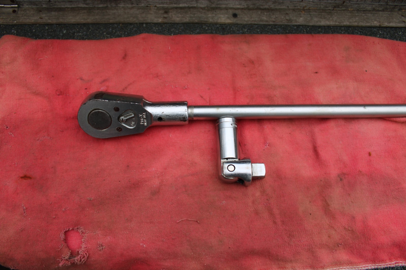 Snap on ( par-x) 3 pieces ratchet w/20″ bar and l-112e breaker bar 3/4 drive