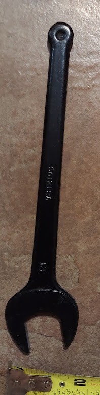 SPANNERS MAKITA 24mm Open End Wrench #7812105 Black