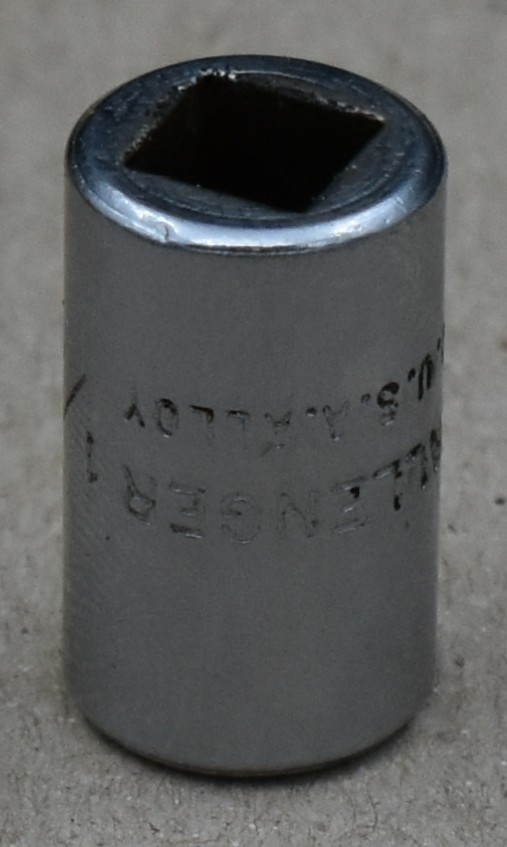 CHALLENGER (PROTO) 1008-S, 1/4″ SAE, 1/4″ DRIVE, 8-POINT, CHROME SOCKET