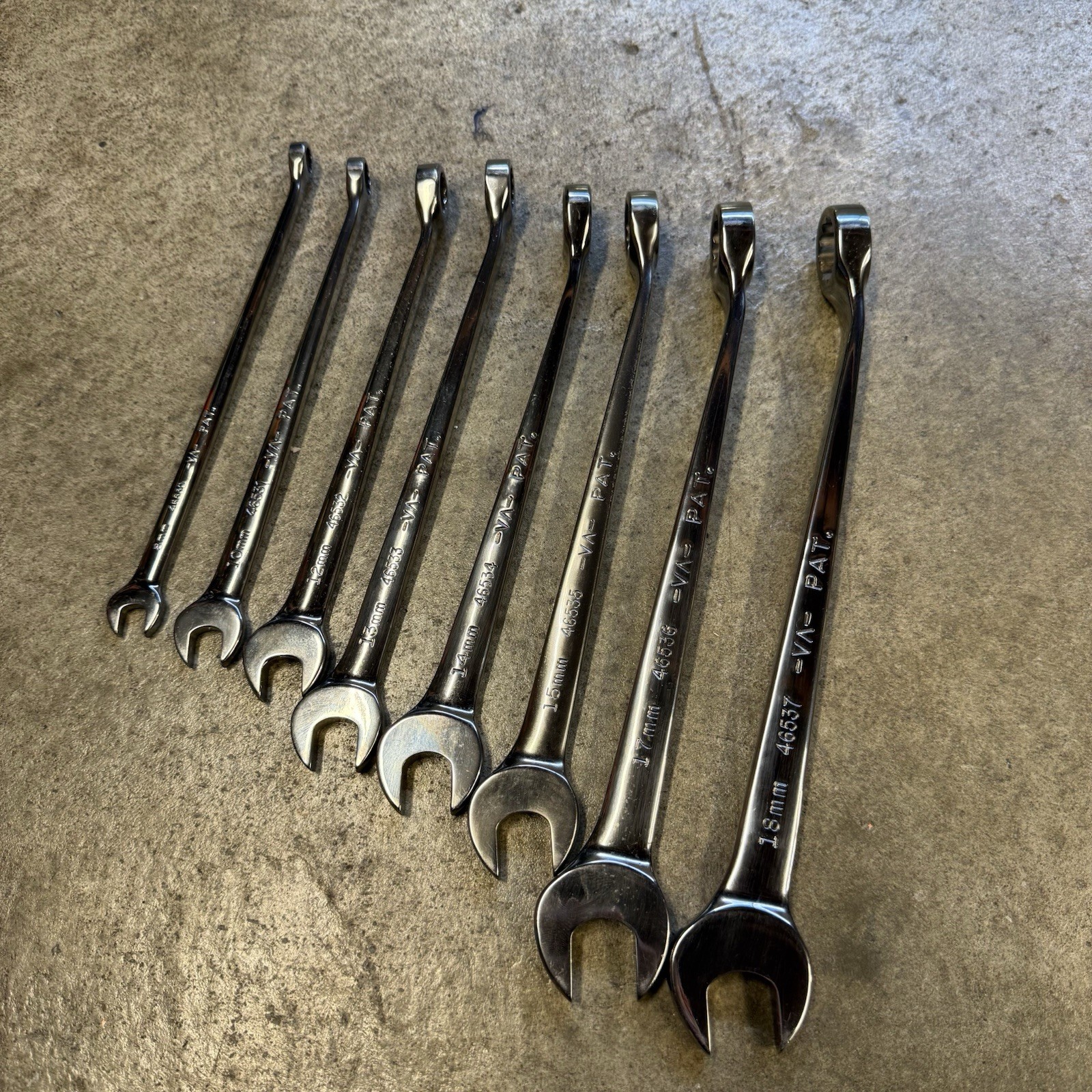 Craftsman USA 8pc Metric Cross force Wrench Set Crossforce 8-18MM 46521
