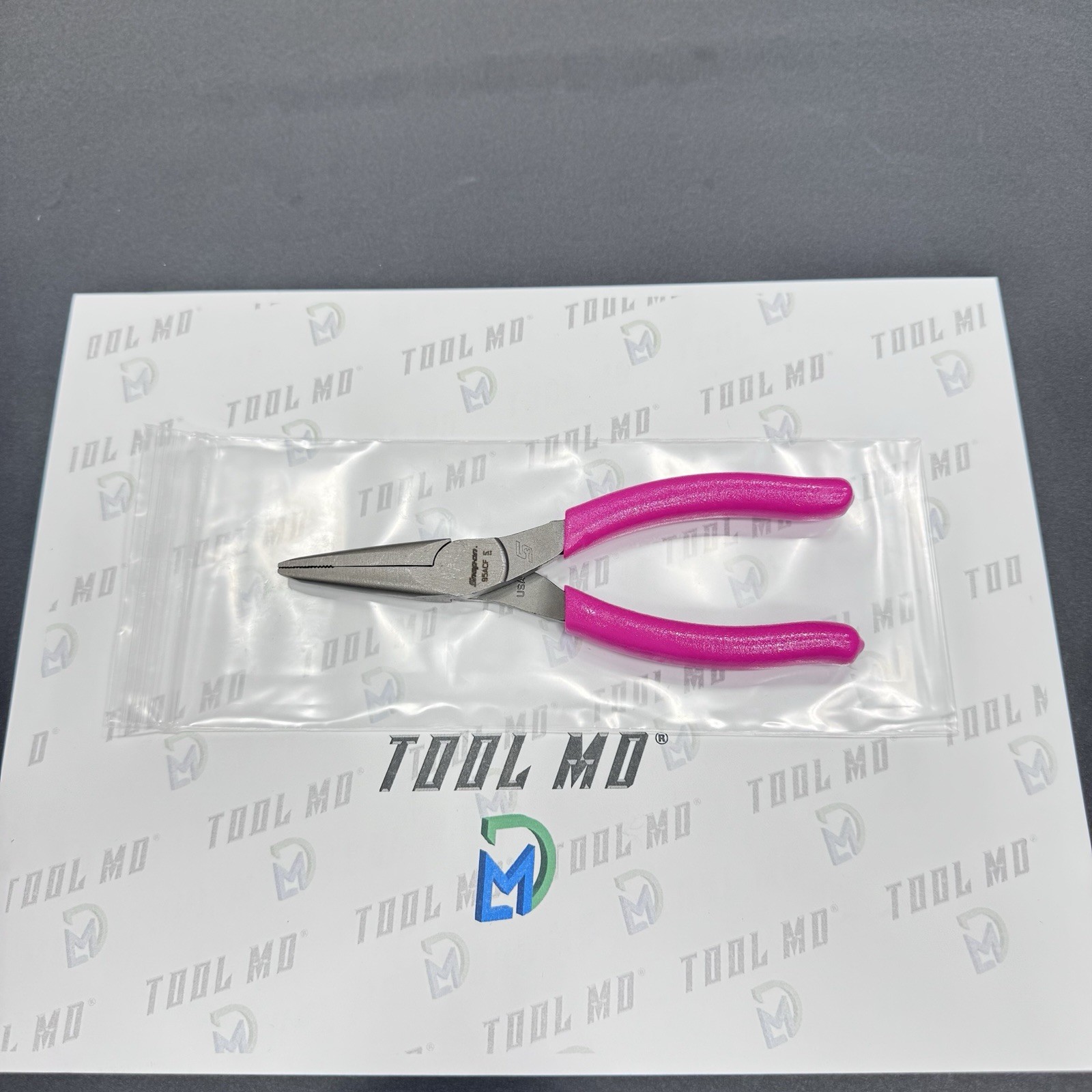 Snap-on Tools USA NEW 2025 ELECTRIC PINK 6″ Talon Grip Needle Nose Pliers 95ACF