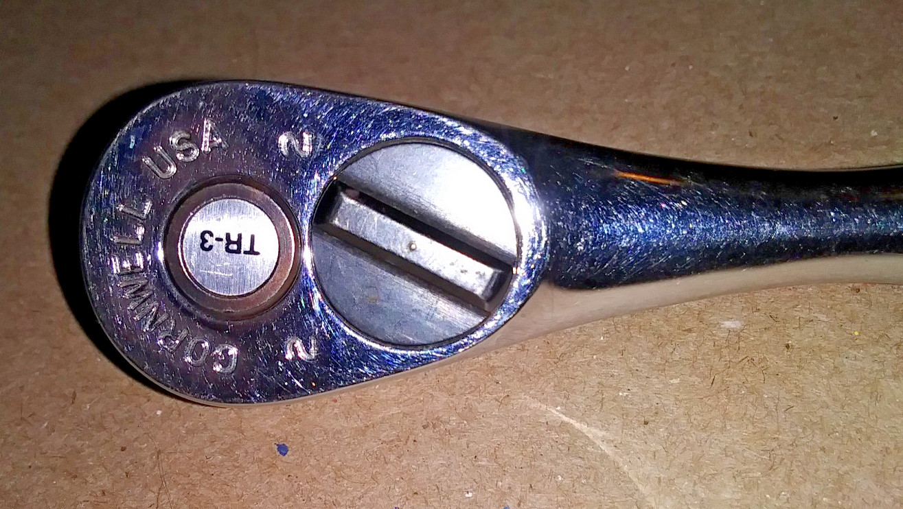 Cornwell Tools USA 🇺🇸 1/4″ Drive 5″ Long Chrome Stubby Ratchet USA 🇺🇸 Made!