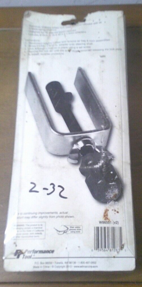 New! Steering Wheel Lock Plate Remover Tool! ~Performance Tool Company! #W86551