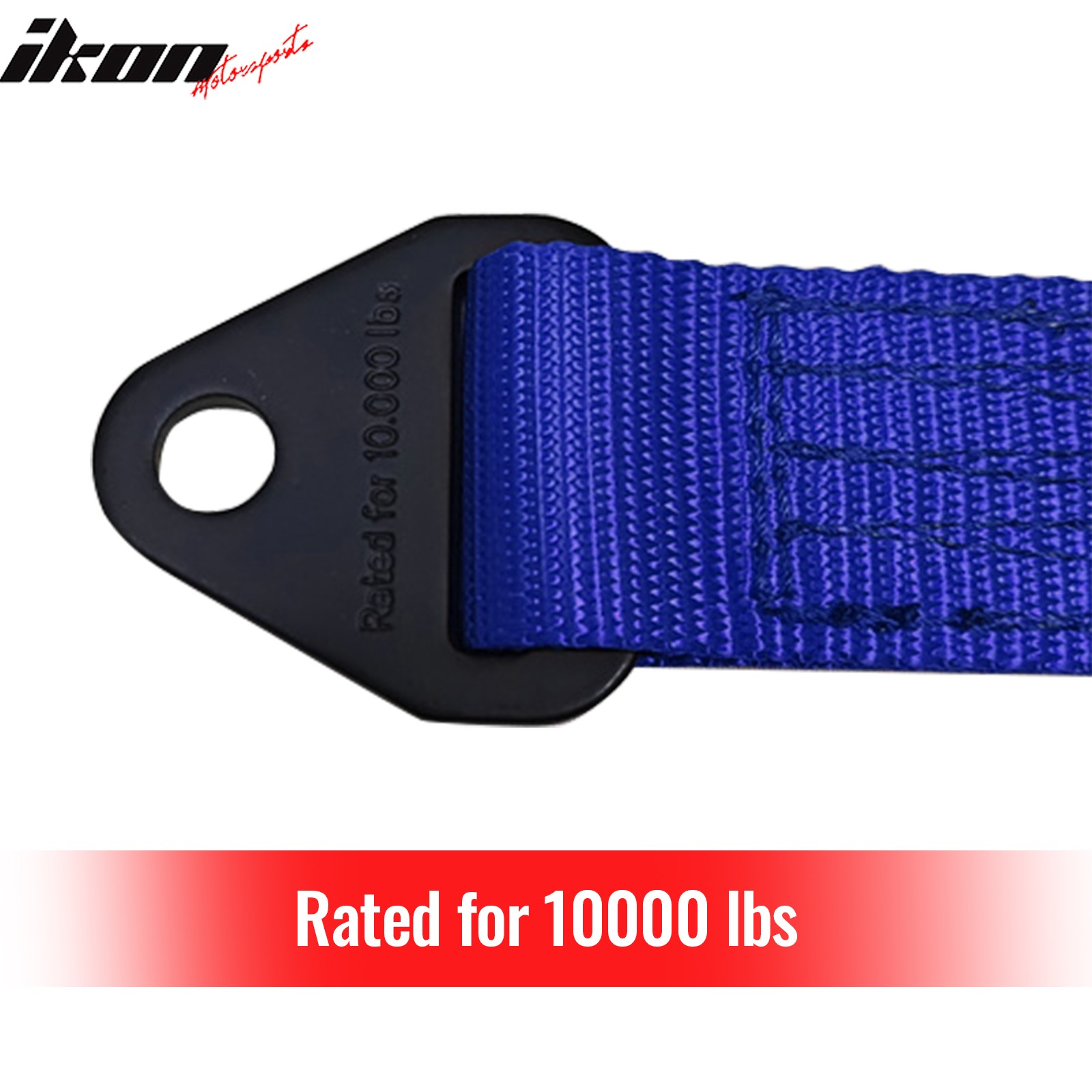 10″ Blue 10000lbs Racing Limit Straps Shock Suspension Travel 4 Layers Webbing