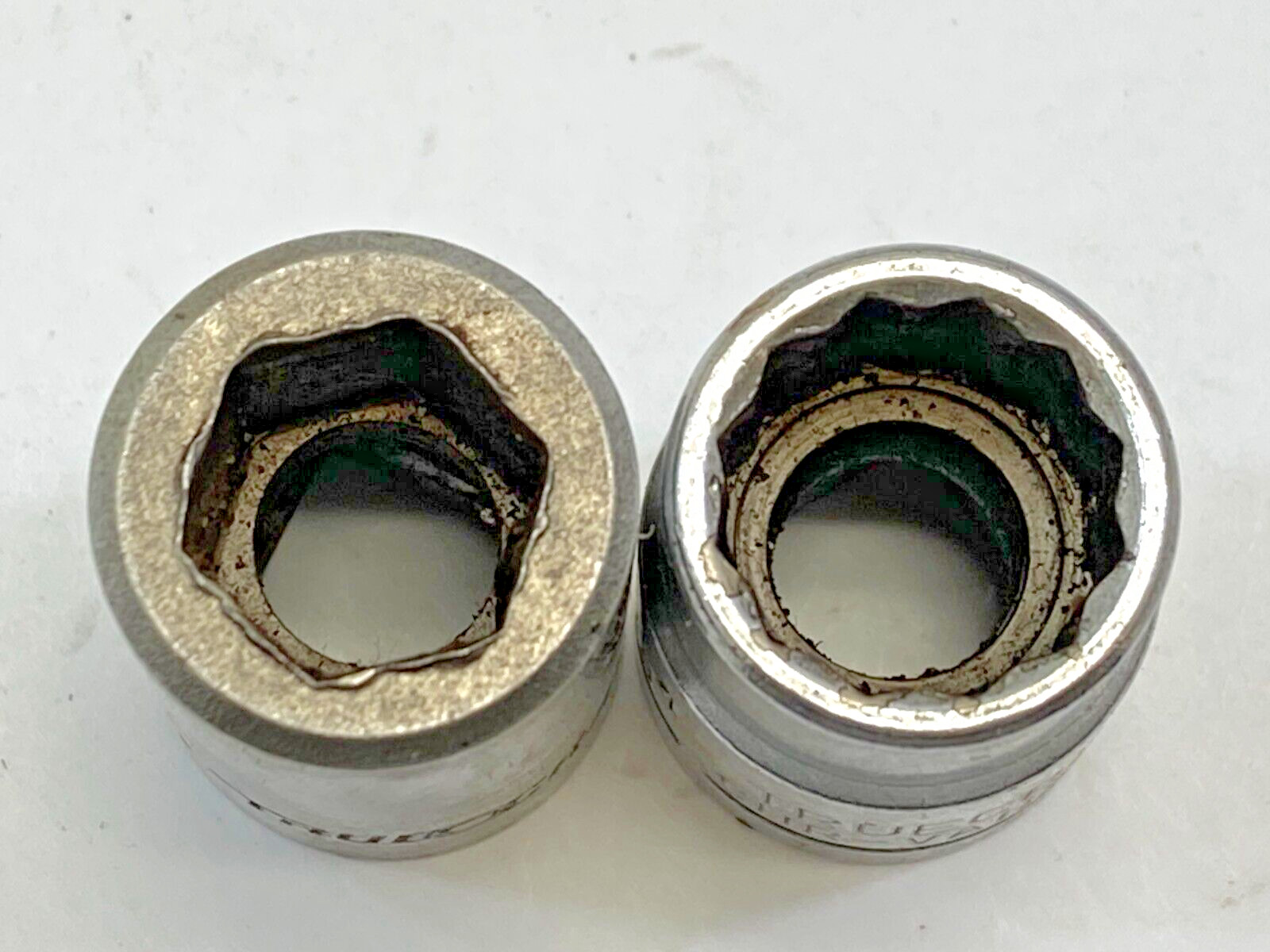 (2) True Craft sockets ~ 3/8″ drive ~ 10mm + 7/16″