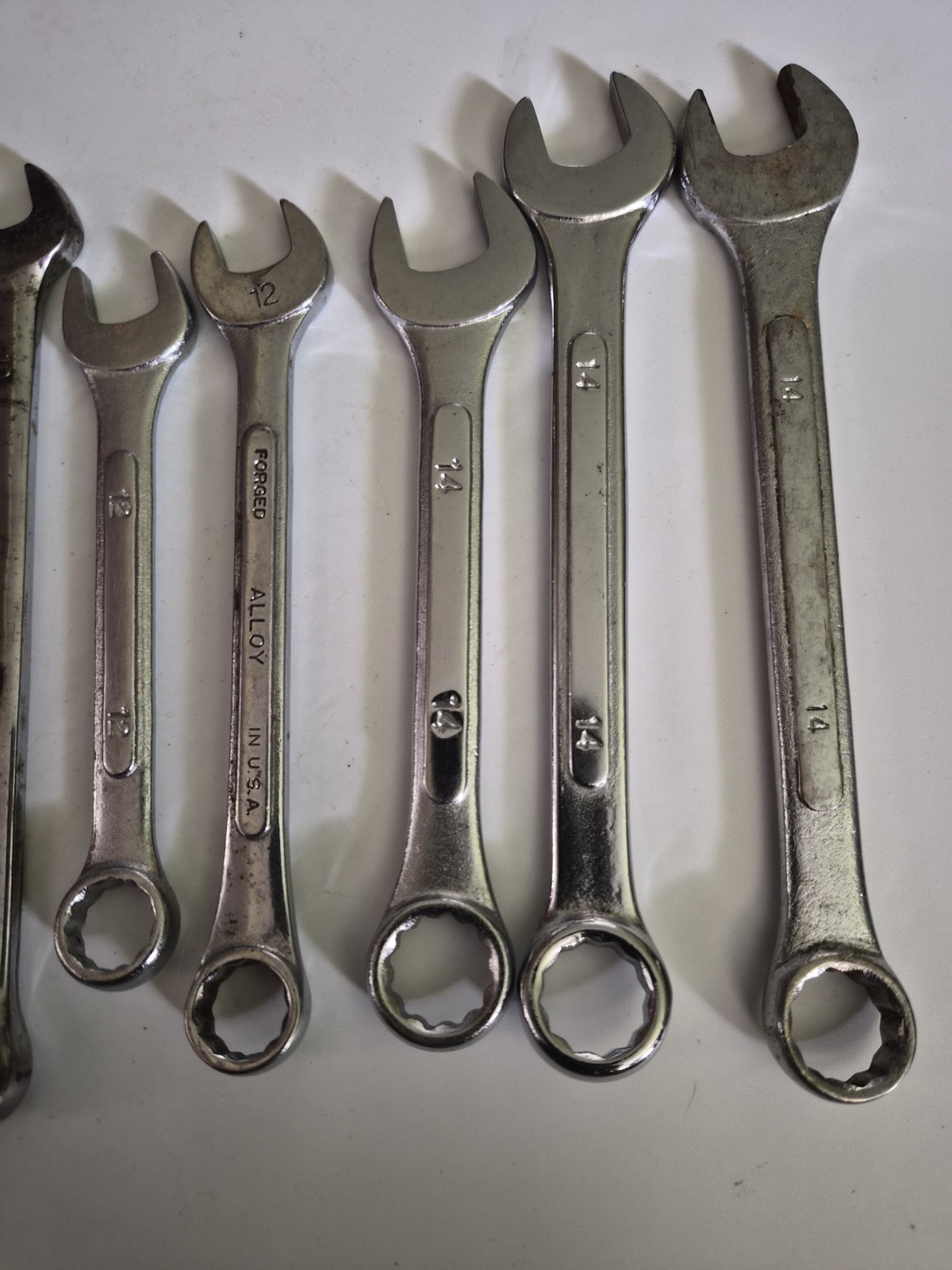 Wrench Bundle, Various Brands And Sizes SAE And Metric