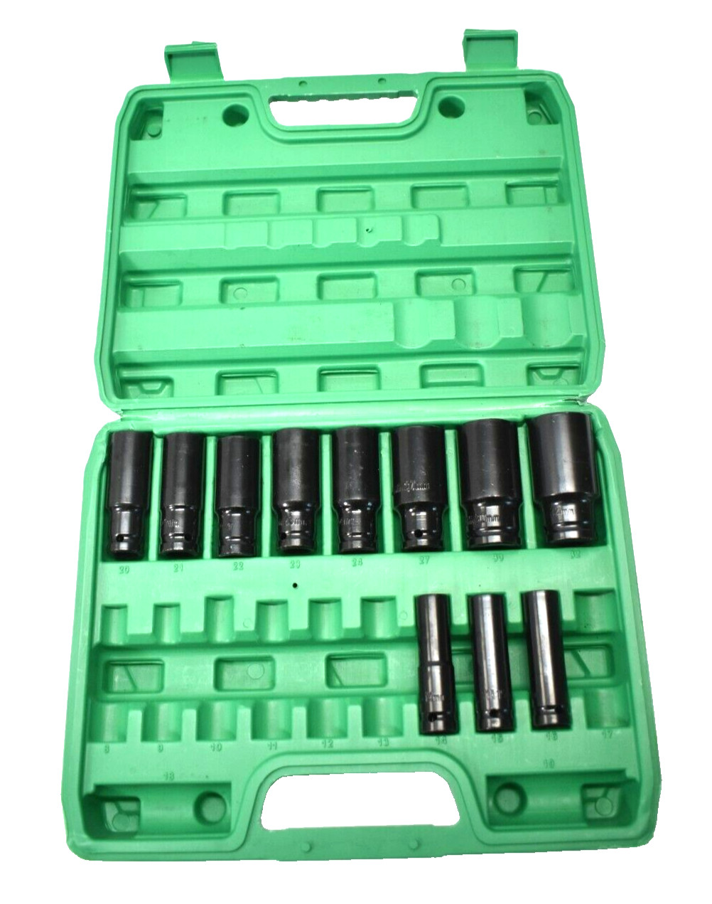 11 Piece Socket Set Metric 6 Point Deep Impact Tool Replacements MISSING PIECES