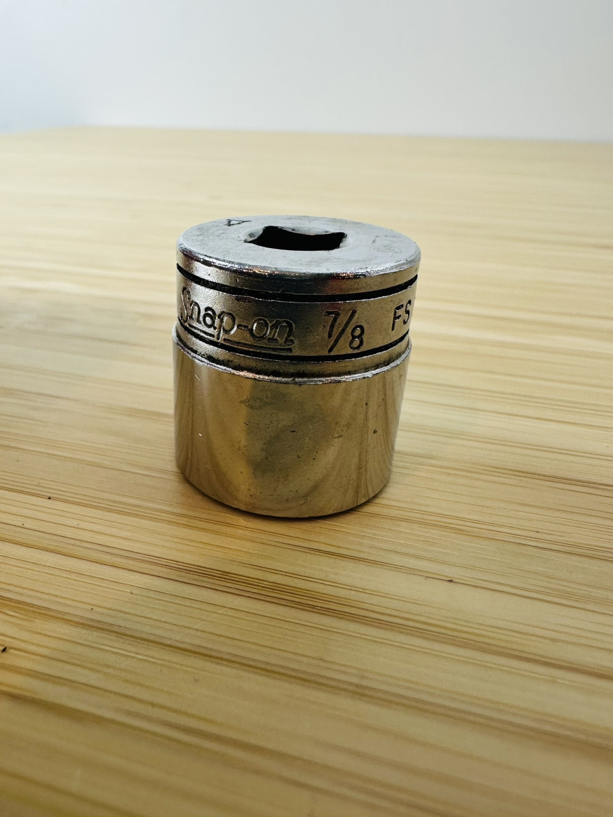 Snap-on FS-281 3/8″ Drive 6 Point SAE 7/8″ Shallow Socket