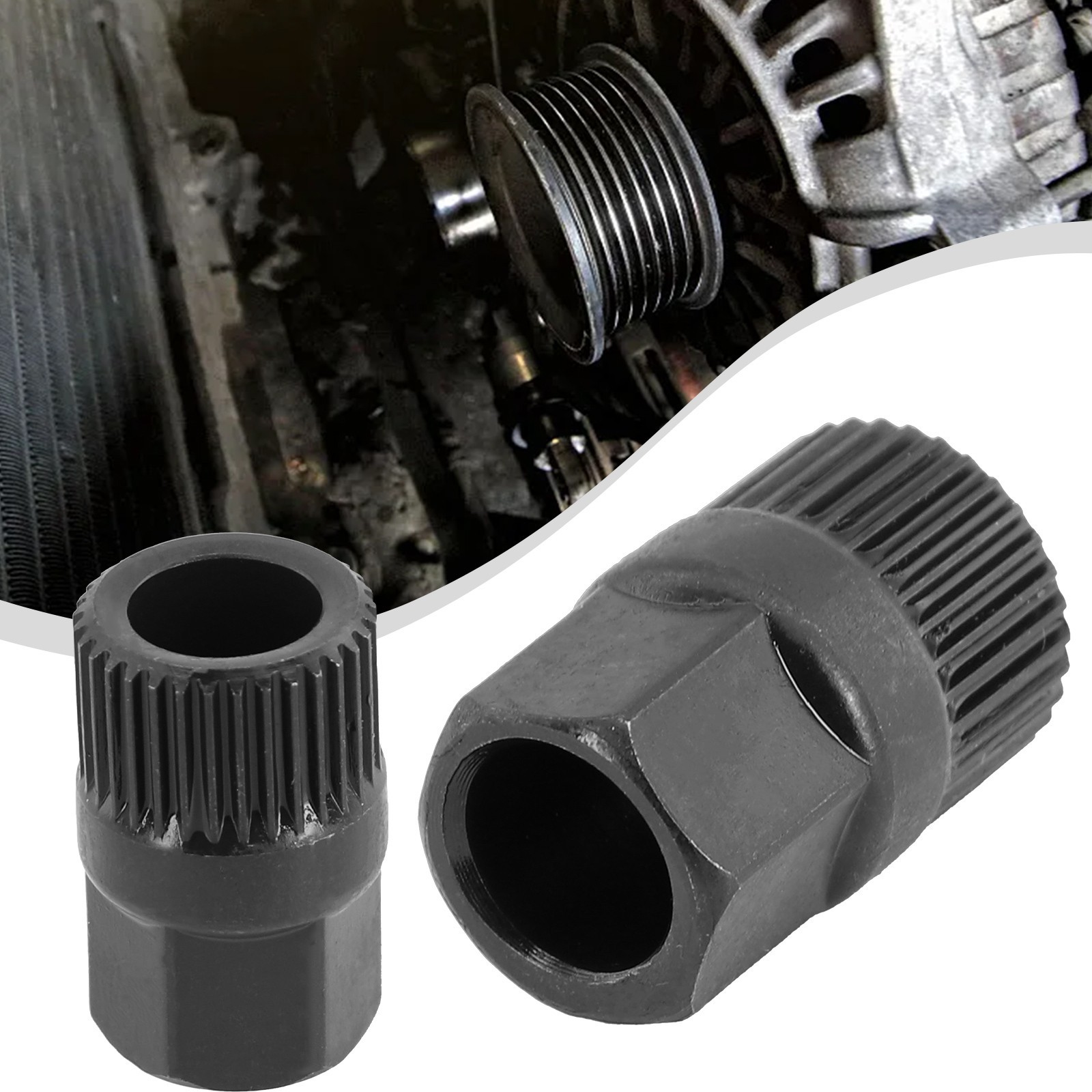 Pulley Removal Tool 1Pieces 33 Tooth Alternator Approx.17*33*30mm Clutch