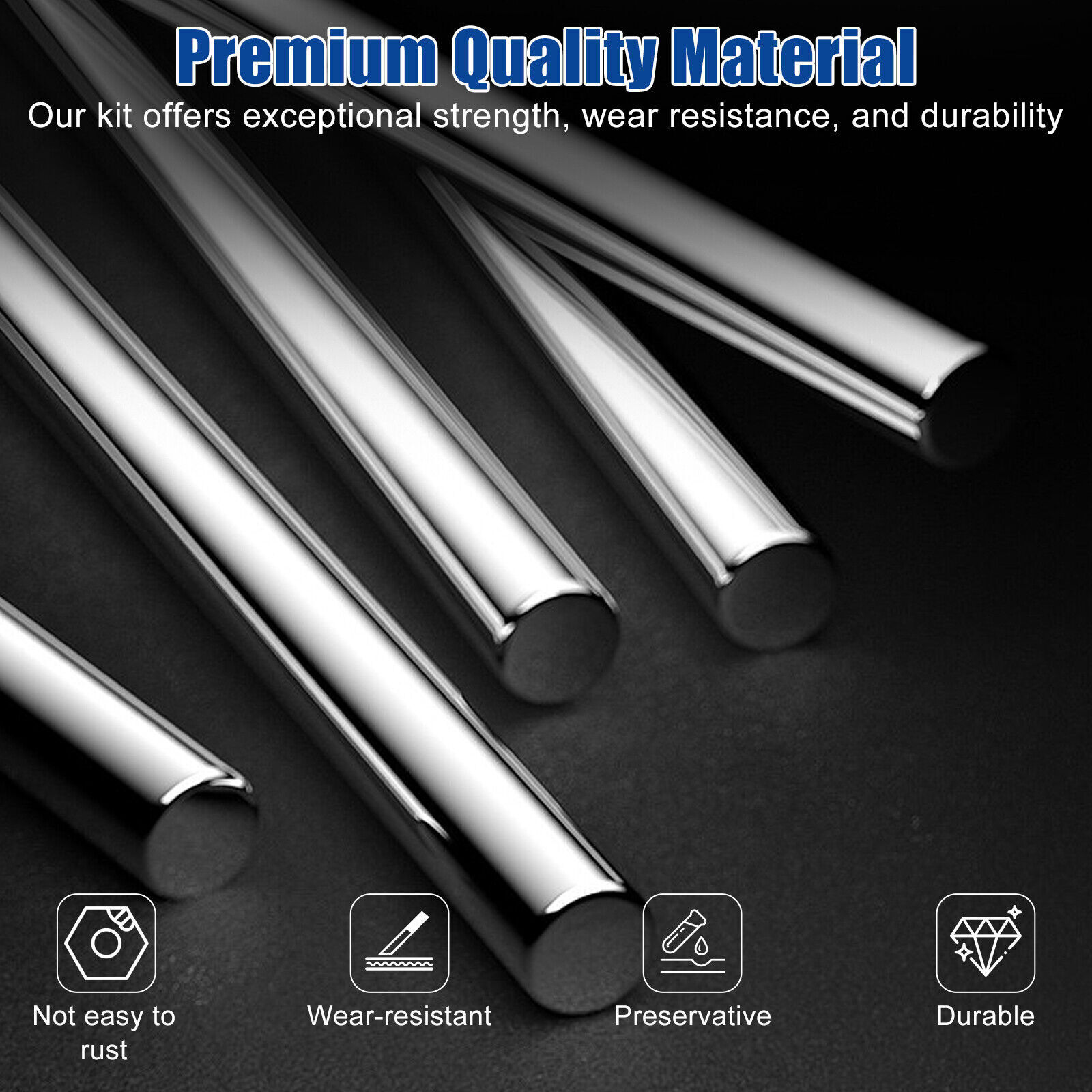 30Pcs M6 X 1.0mm Metric Thread Repair Insert Kit Helicoil Car Pro Coil Tool
