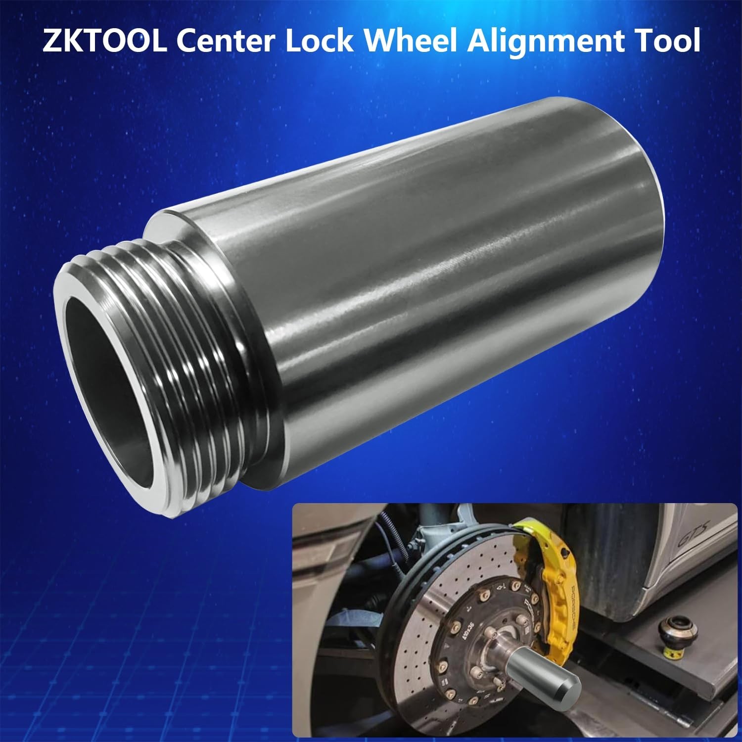 ZKTOOL Center Lock Wheel Alignment Tool for Porsche 911 997 992 718 Lamborghini
