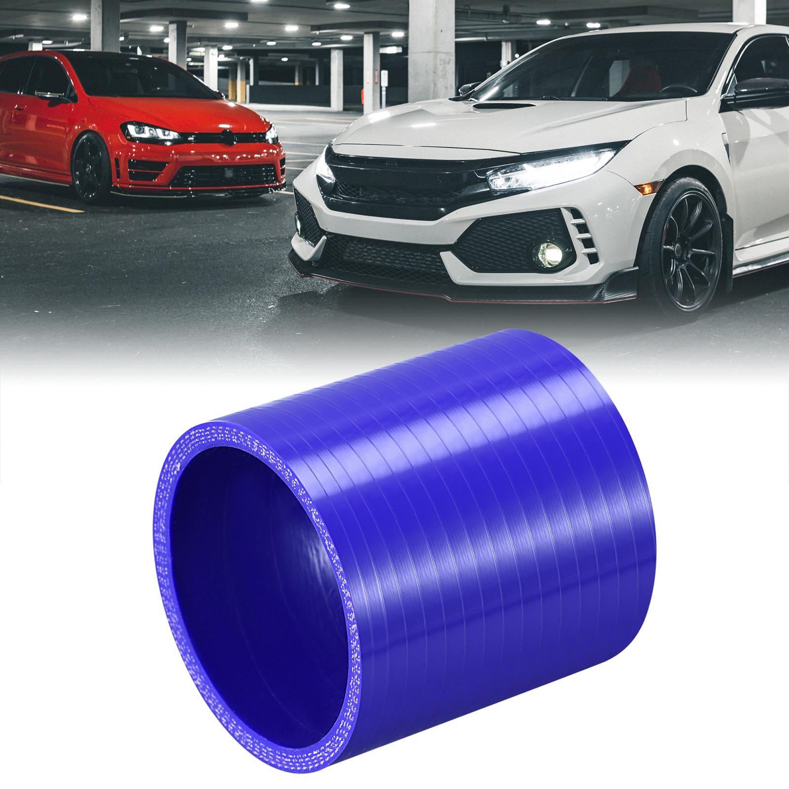 68mm 2.68″ Car ID Straight Silicone Coupler Tube 76mm Blue