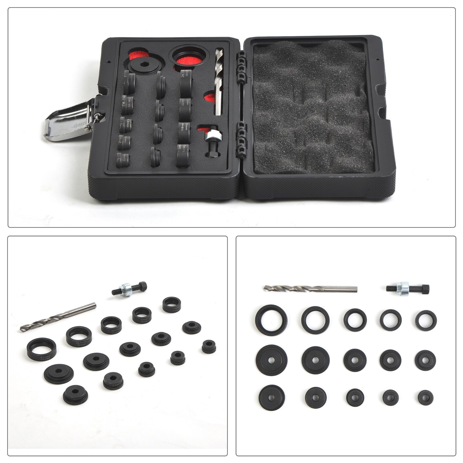 Bumper Cover and Parking Sensor Hole Punch Set for Bumper Cover Up To 5mm thick