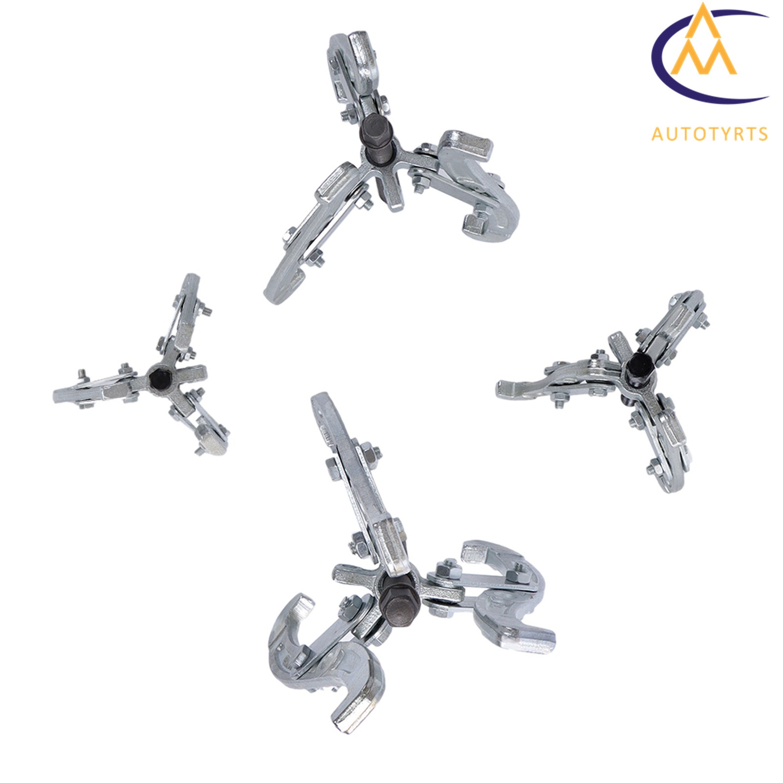 3″ 4″ 6″ 8″ Gear Pulley Bearing Puller Removal Tool 4PCS Gear Puller 3-Jaw Set