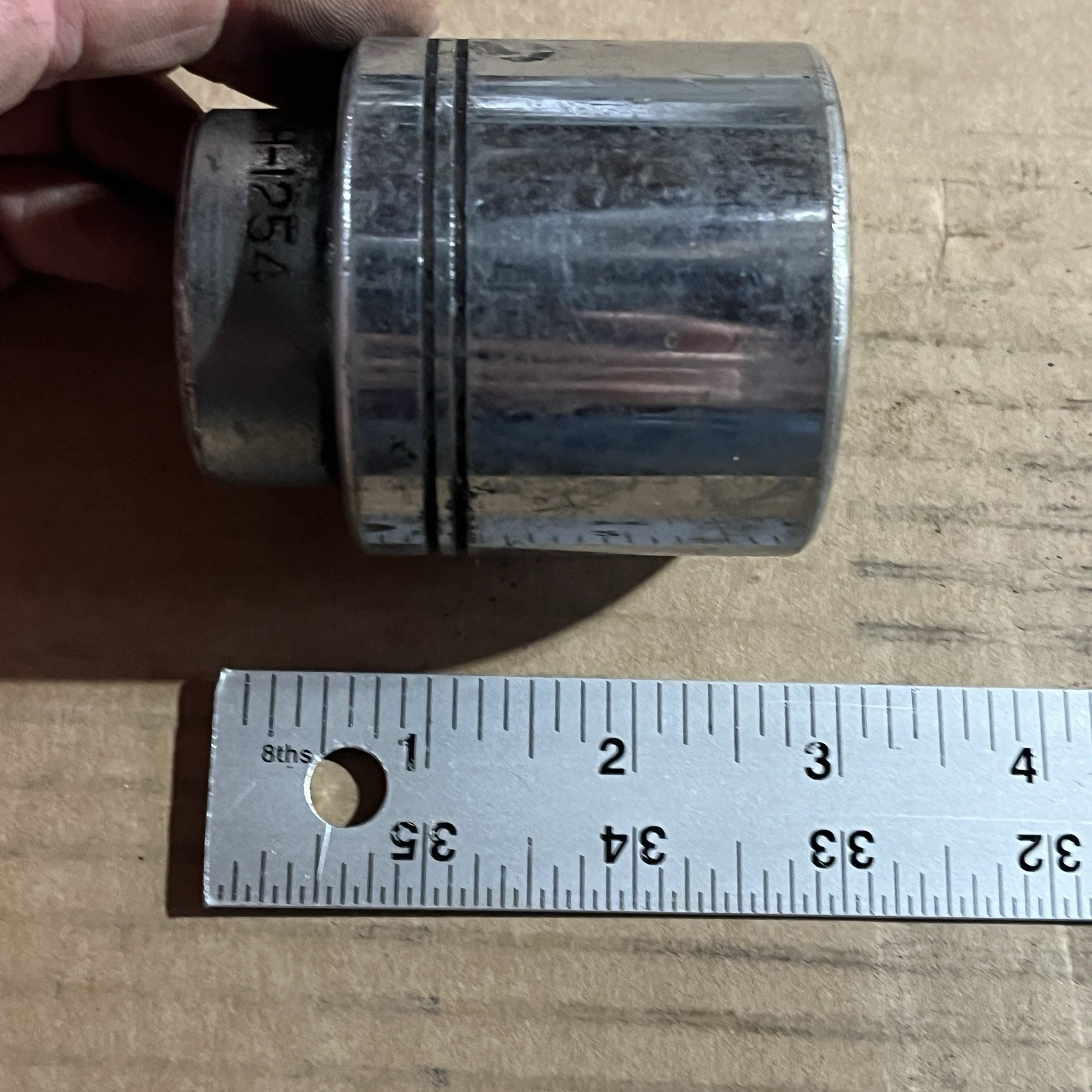 Williams H-1254 3/4″ drive 12pt Shallow Socket, Size 1-11/16″ Chrome USA