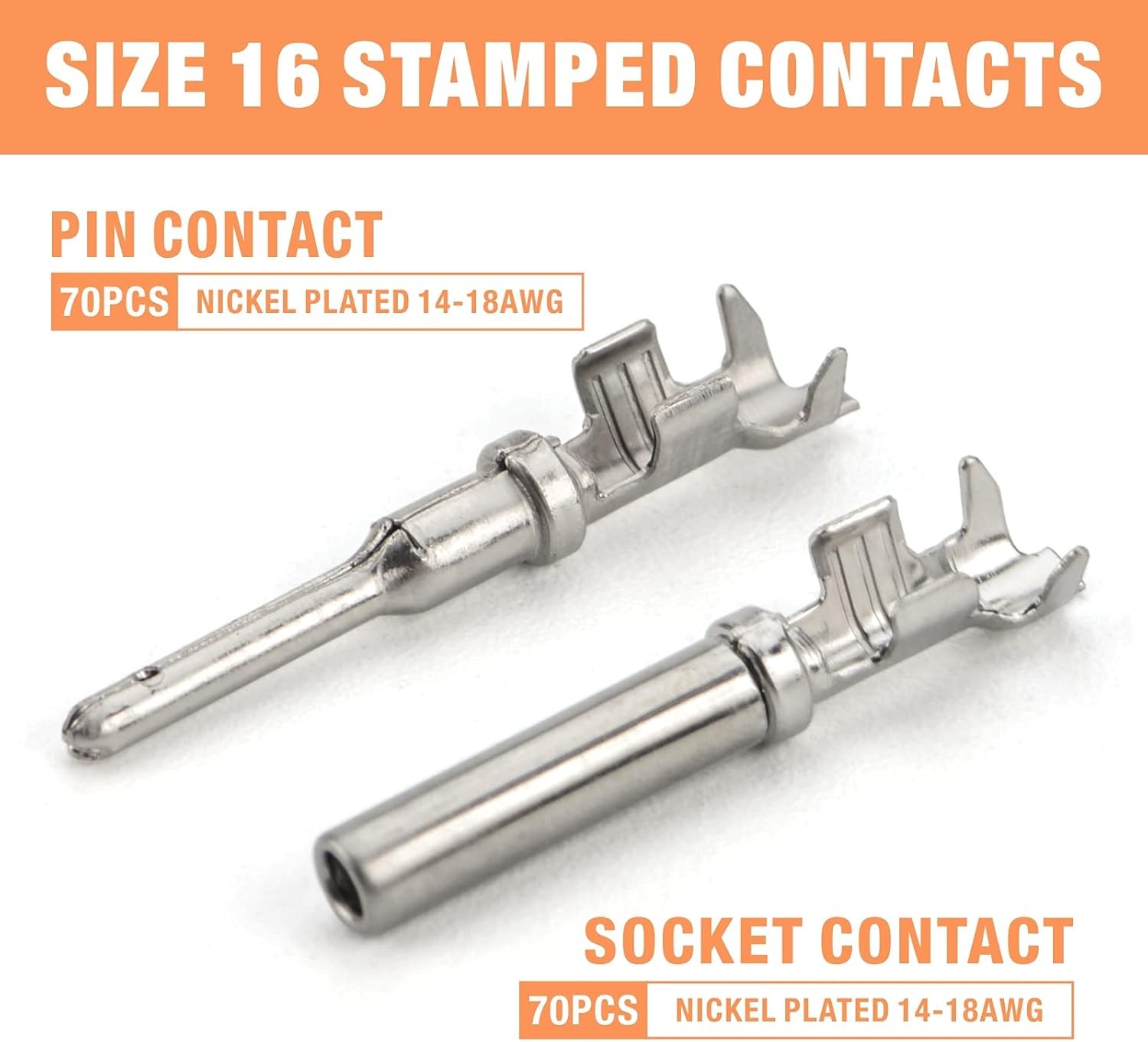 IWISS Deutsch DT Series Connector Assortment, Size 2,3,4,6,8,12 PIN(2 Pairs)