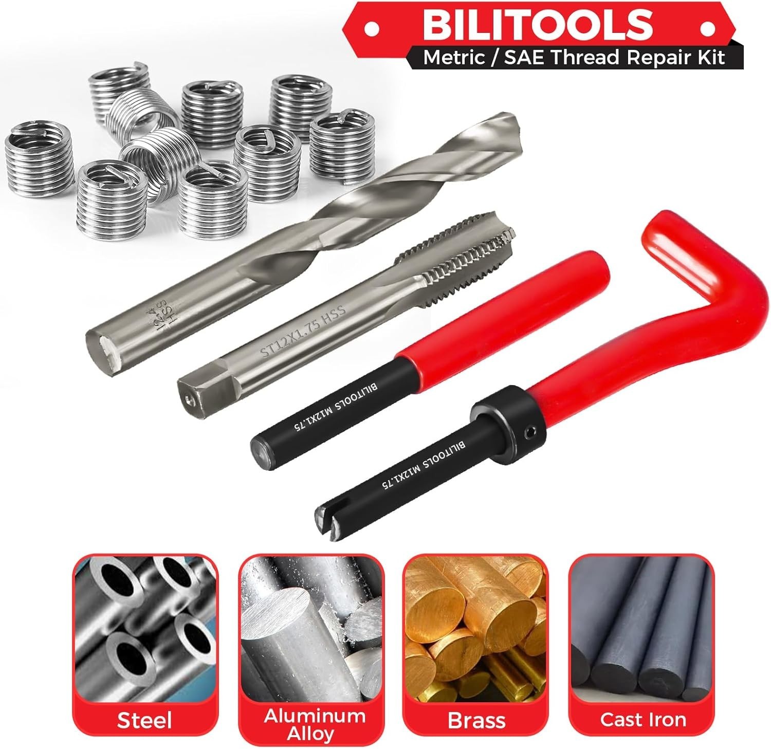 Metric Thread Repair Kit M12x1.75