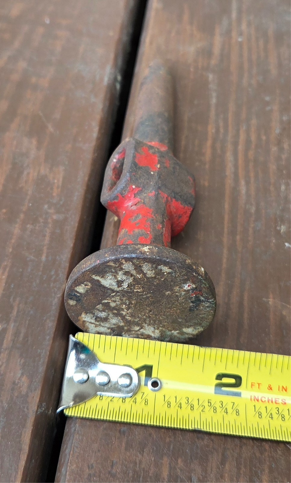 Vintage Auto Body Hammer Head Metal Tool