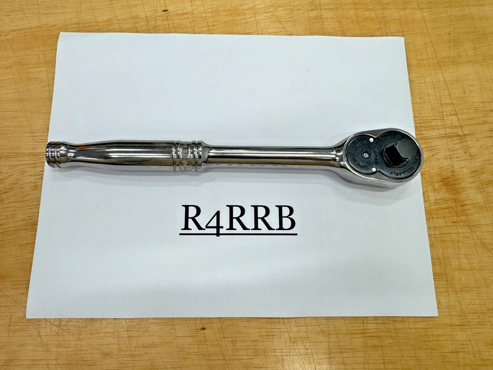 Snap-on Tools USA RARE 1999 NOS 1/2″ Drive 32 Tooth QUICK RELEASE Ratchet S713A