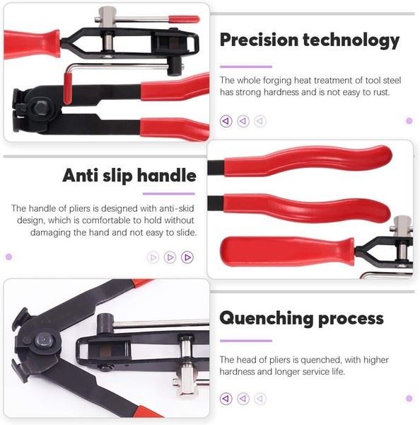 Pneumatic Air Power CV Joint Boot Expander Install Tool & Clamp Pliers Clips Set