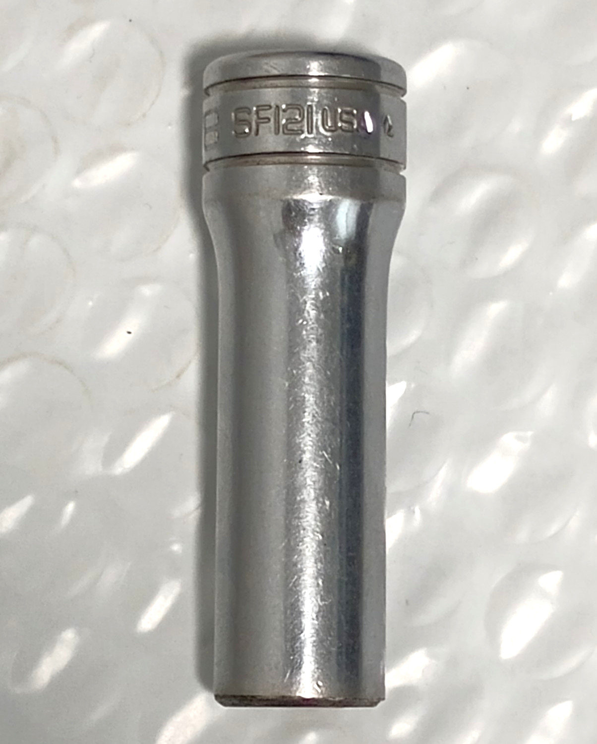 SNAP ON SF121, 3/8″ DRIVE, 3/8″ SOCKET, 2″ DEEP/HIGH, 12 POINT.