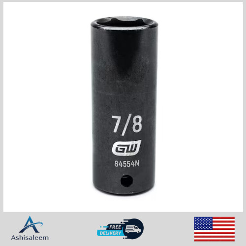 1/2 in Drive 7/8 in SAE Deep Impact Socket 6 Point