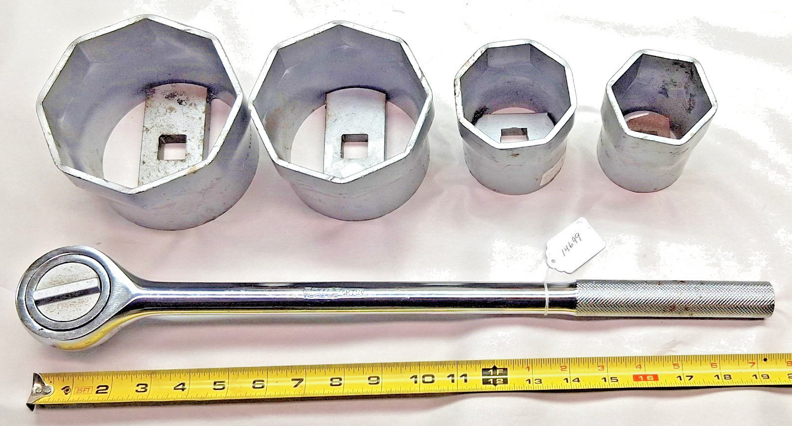 Power Torque 7120 Ratchet Wrench 3/4″ w/ 4-1/2″, 4-1/8″, 2-3/4″ & 2-1/4″ Sockets