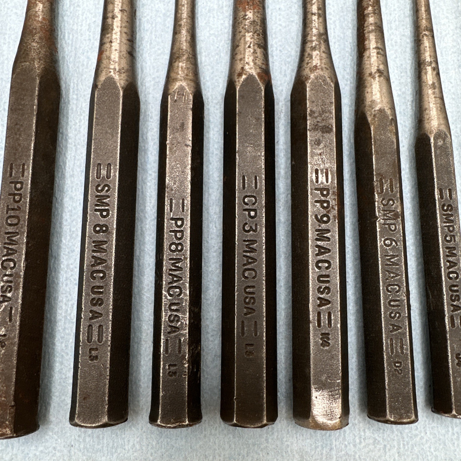 Mac Tools USA 11 Pc Punches Set