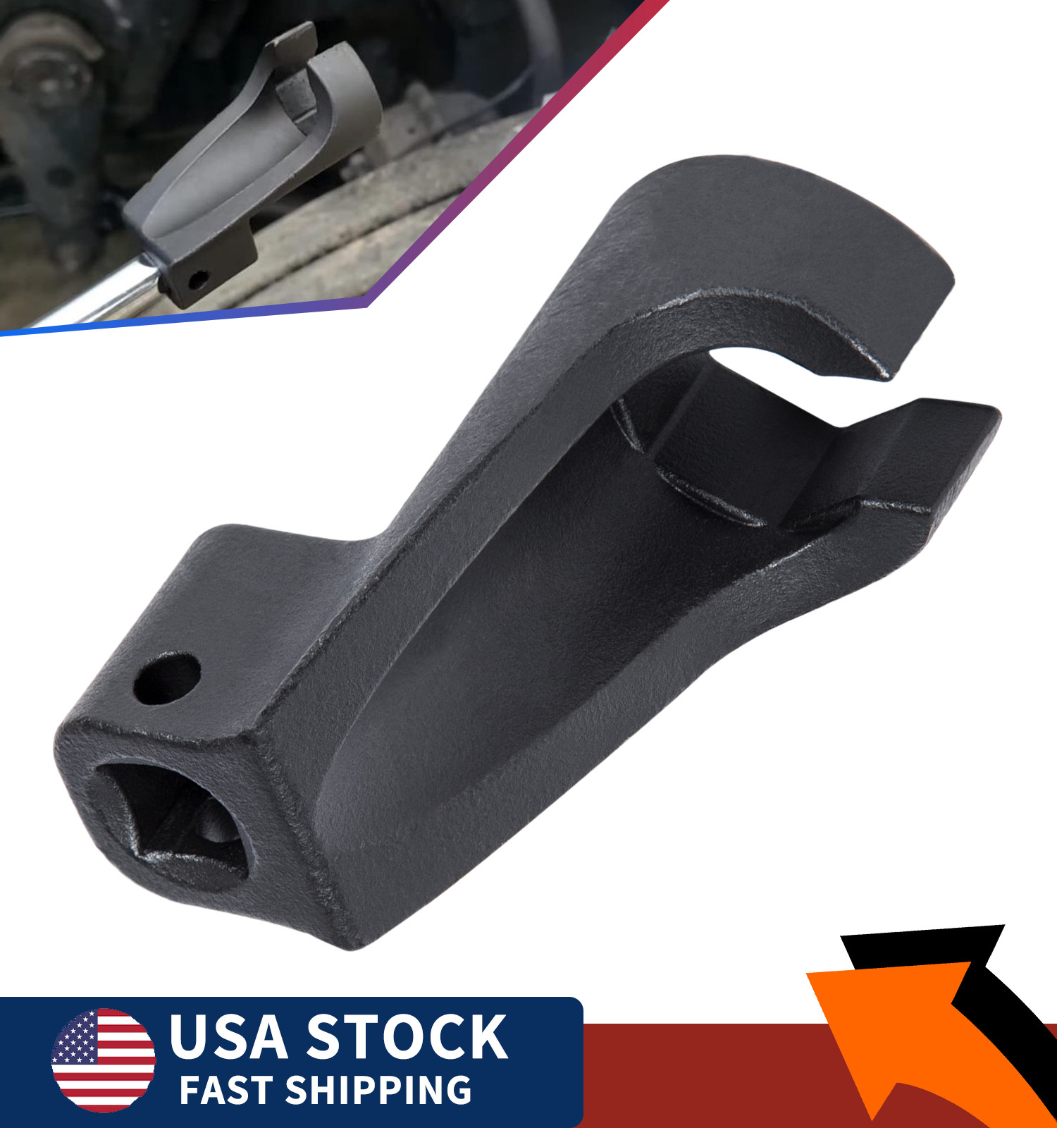 19MM High Pressure Fuel Line Socket Nut Wrench Spanner Tool 3/8» Drive J-48770