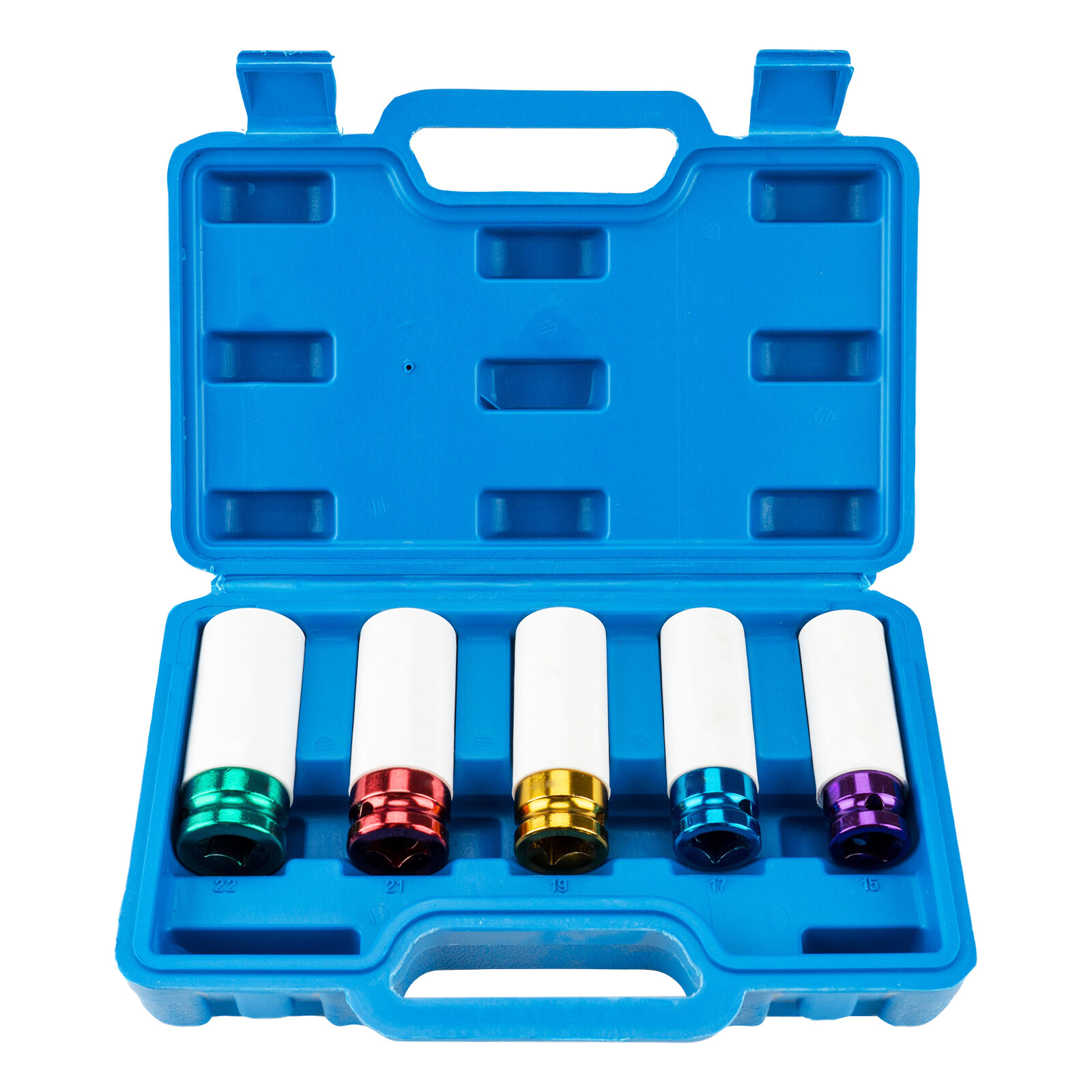 Lug Nut Socket Impact Socket Set Thin Wall Socket Wheel Protector Set 1/2″ 5pcs